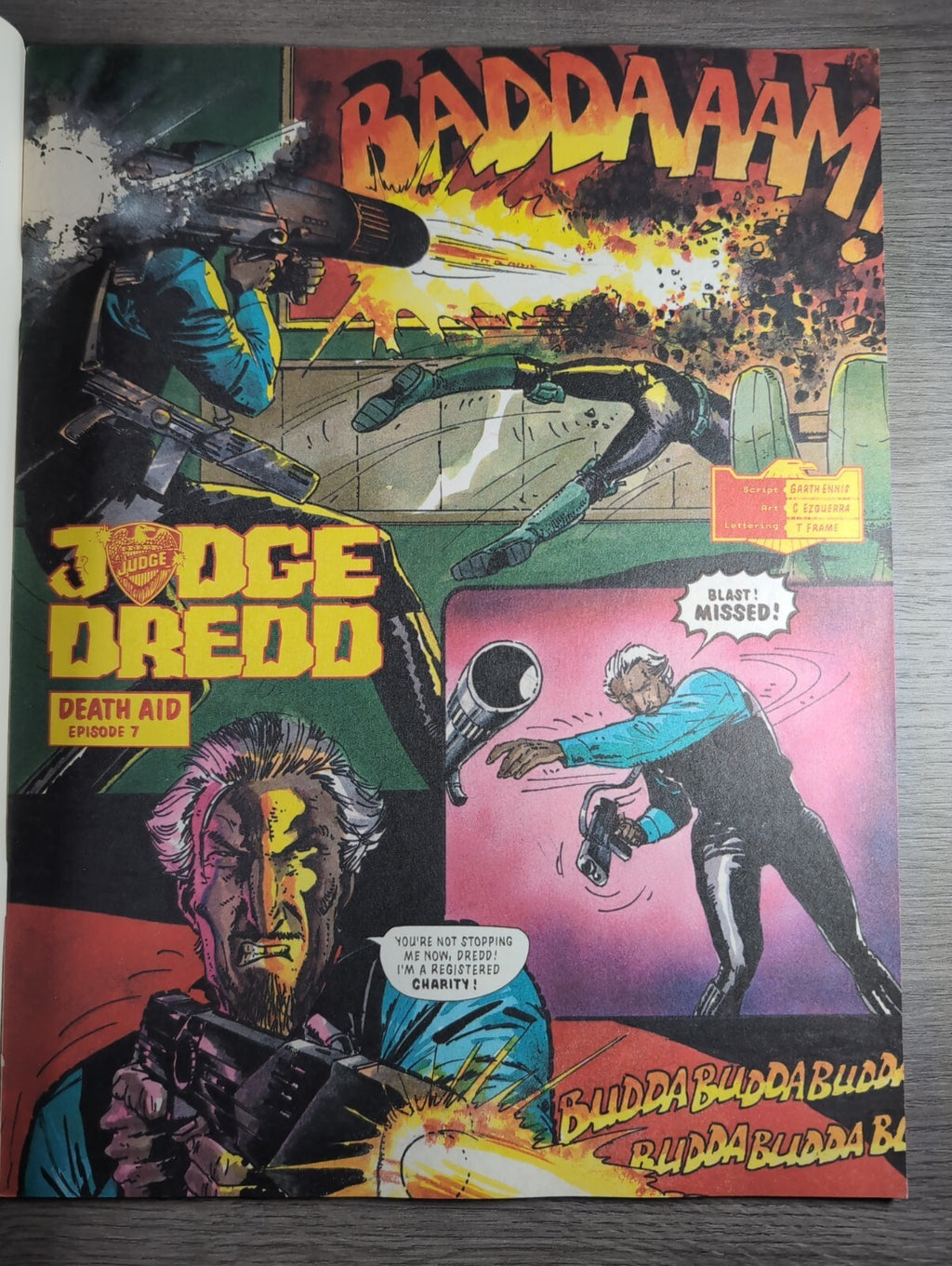 2000AD Prog 720 Featuring Judge Dredd Comic 2nd March 1991 Vintage Retro Comic
