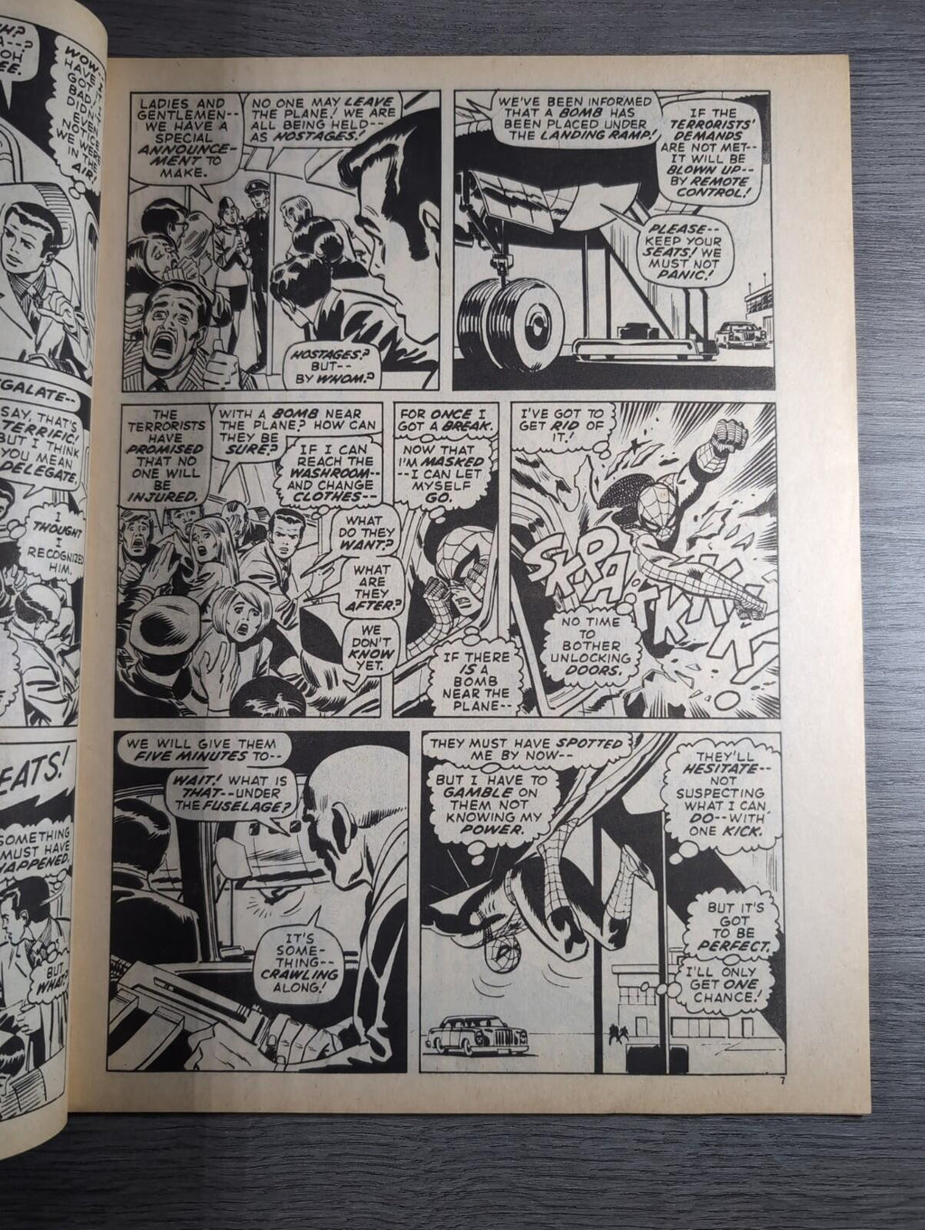 Spider-Man Comics Weekly No 127 Marvel Comics UK 19th July 1975 Vintage Comic