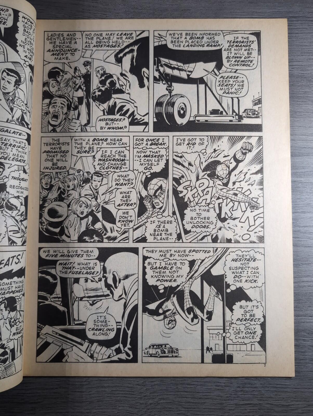 Spider-Man Comics Weekly No 127 Marvel Comics UK 19th July 1975 Vintage Comic