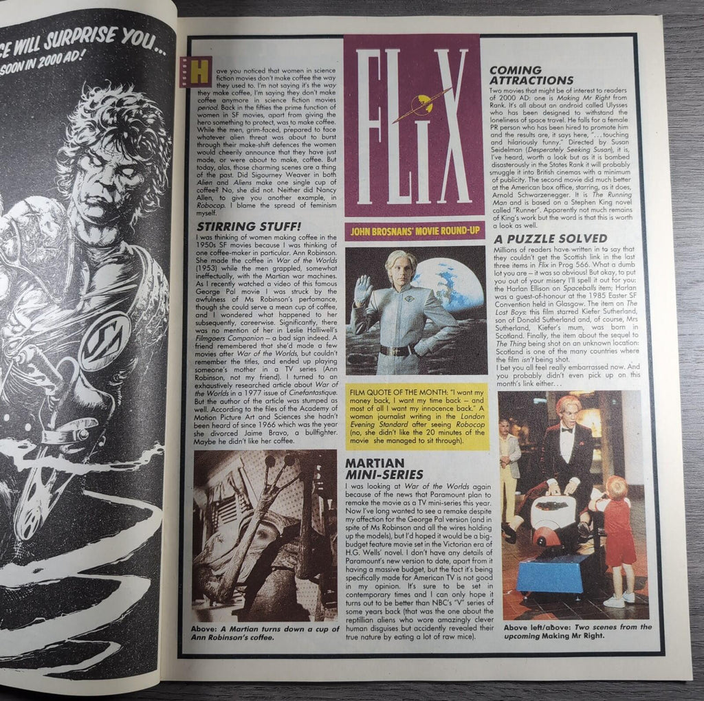 2000AD Prog 570 Featuring Judge Dredd 16th April 1988 Vintage Comic