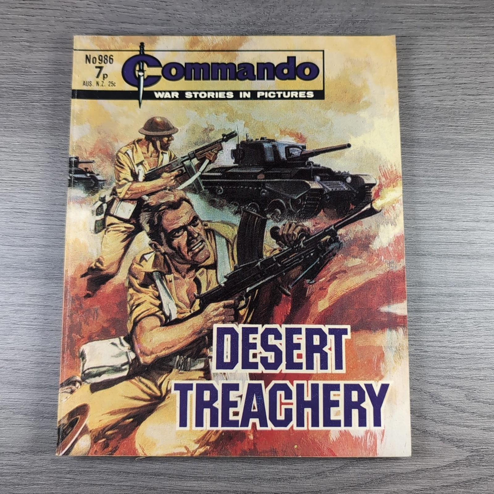 Commando Comic Issue Number 986 Desert Treachery