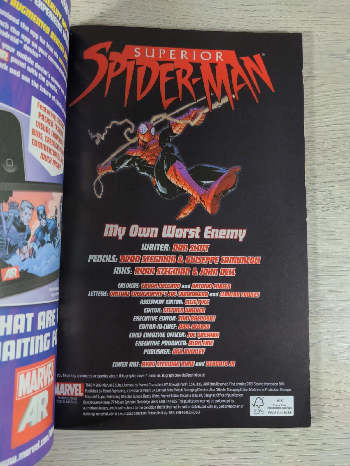 Ultimate Spider-Man Superior Spider Man My Own Worst Enemy Marvel Graphic Novel