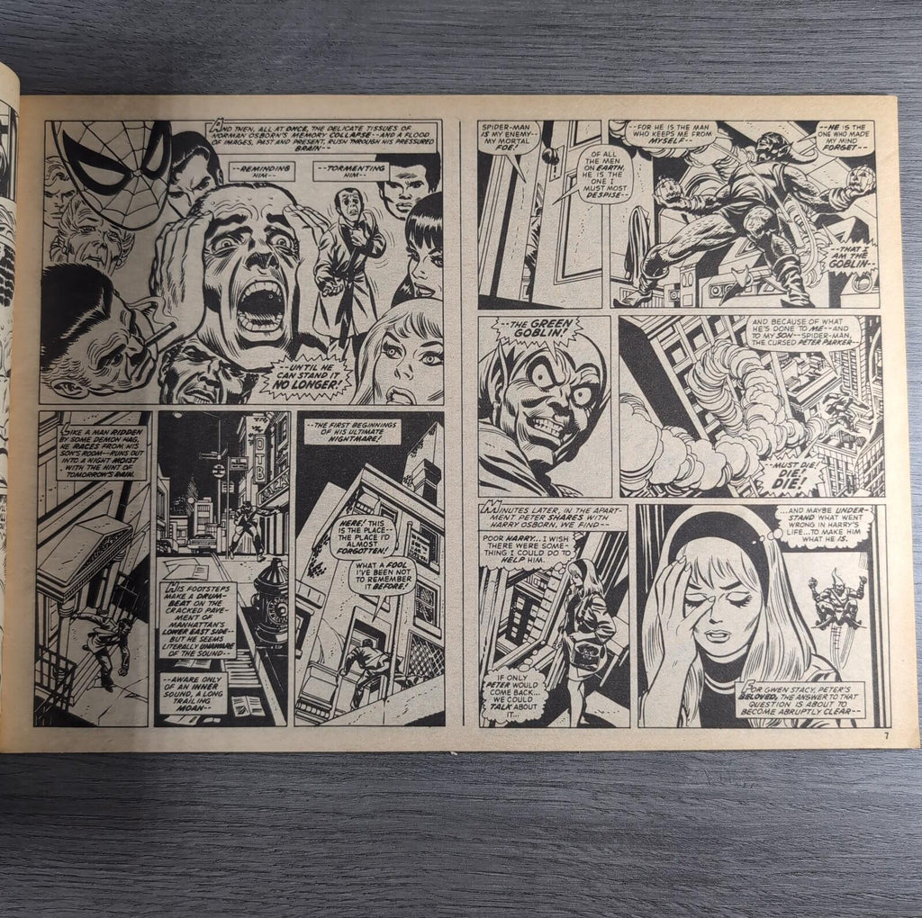 Super Spider-Man With The Super Heroes No.  170 Marvel Comics 1976 Vintage Comic