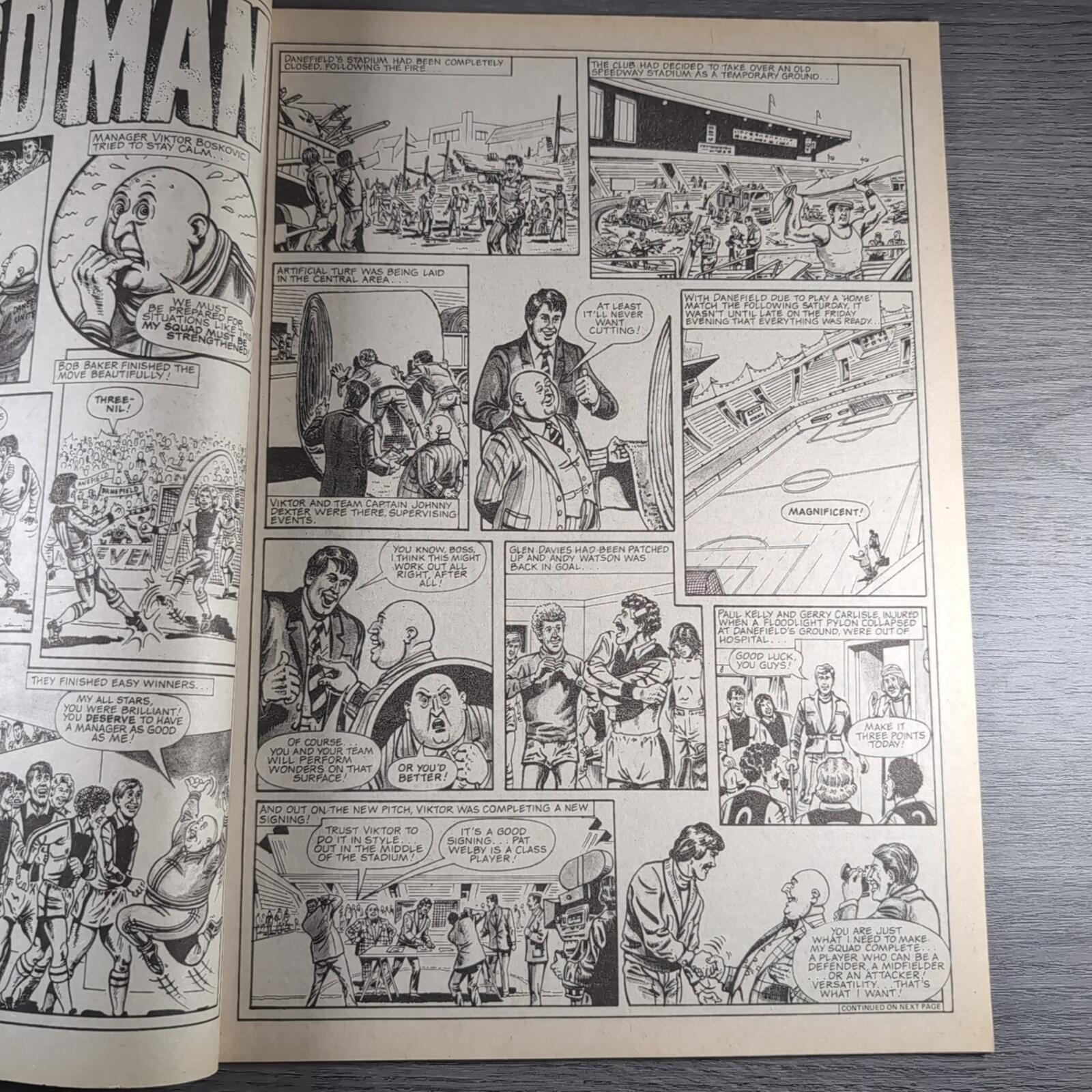 Roy of The Rovers 10th November 1984 Vintage Comic IPC Magazines