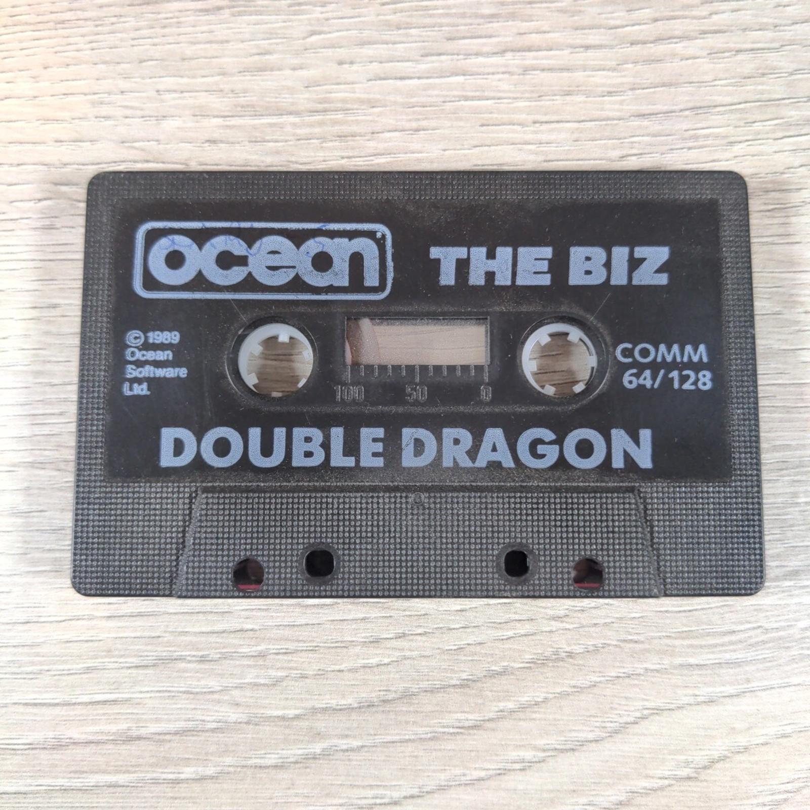 Double Dragon Commodore 64 C64 Video Game Cassette Only Tested & Working