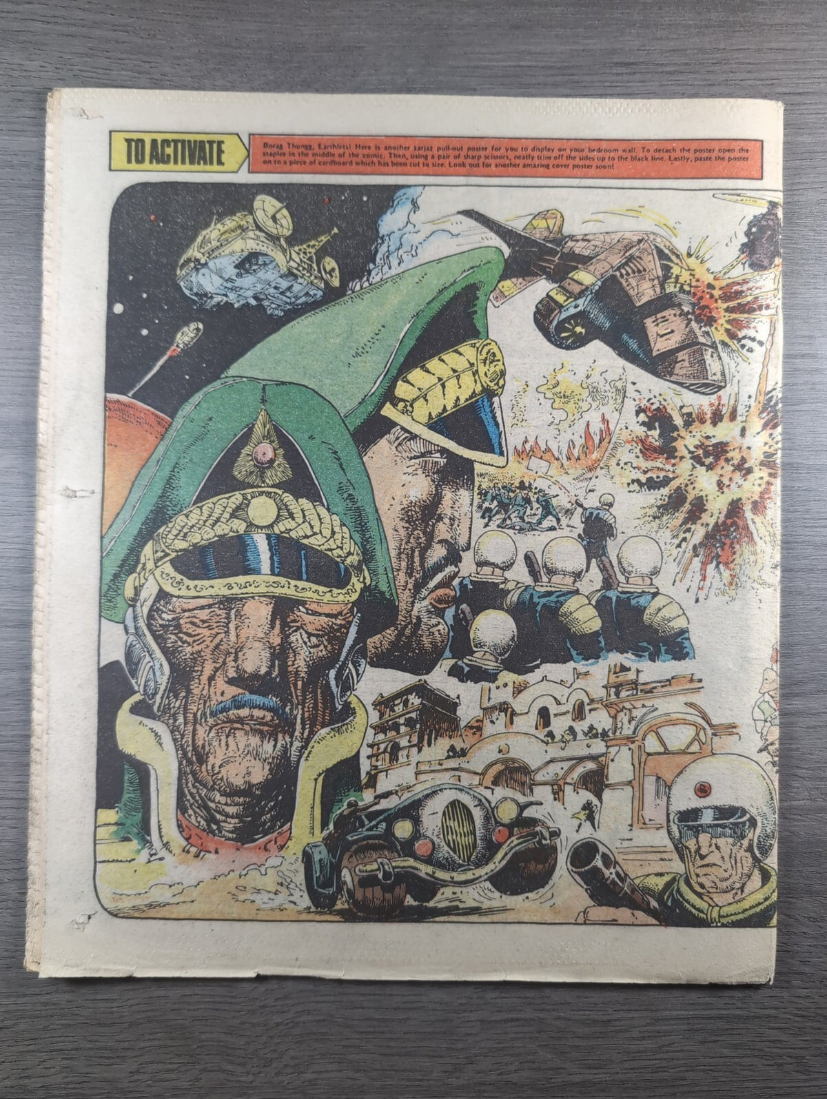 2000AD Prog 393 Featuring Judge Dredd Comic 24th Nov 1984 Vintage Retro Comic