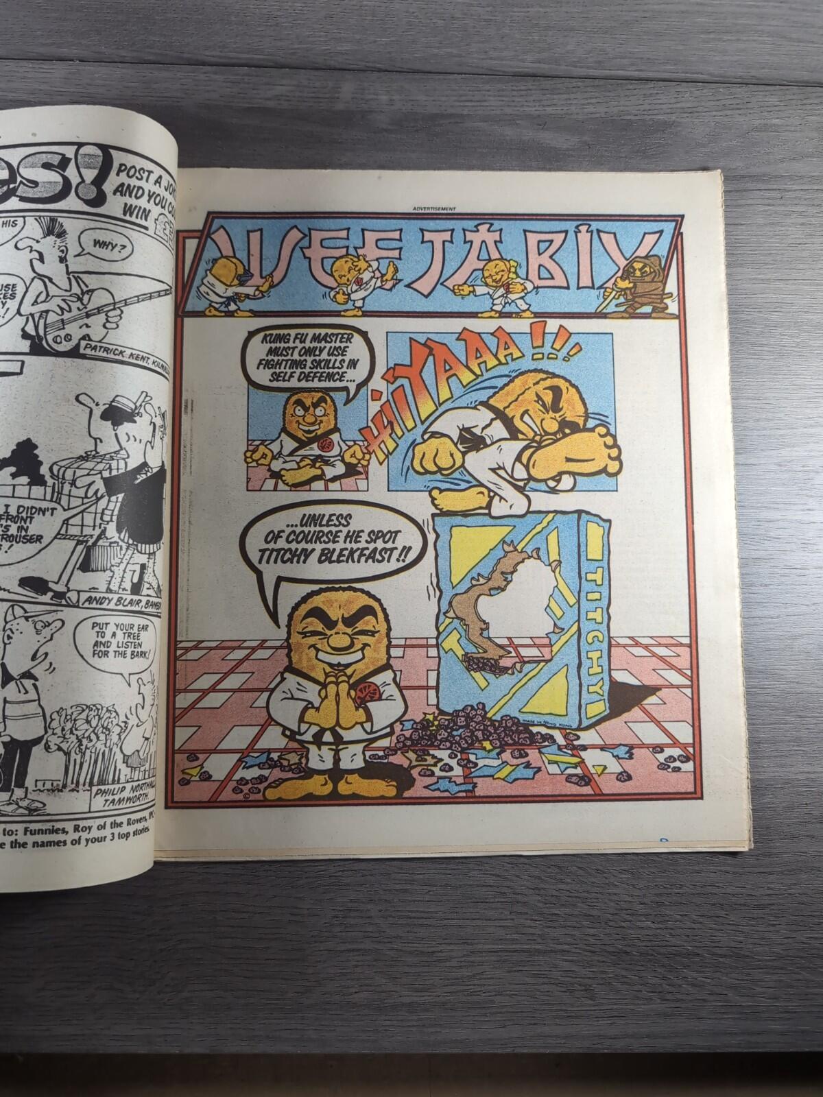 Roy of The Rovers 26th October 1985 Vintage Comic IPC Magazines
