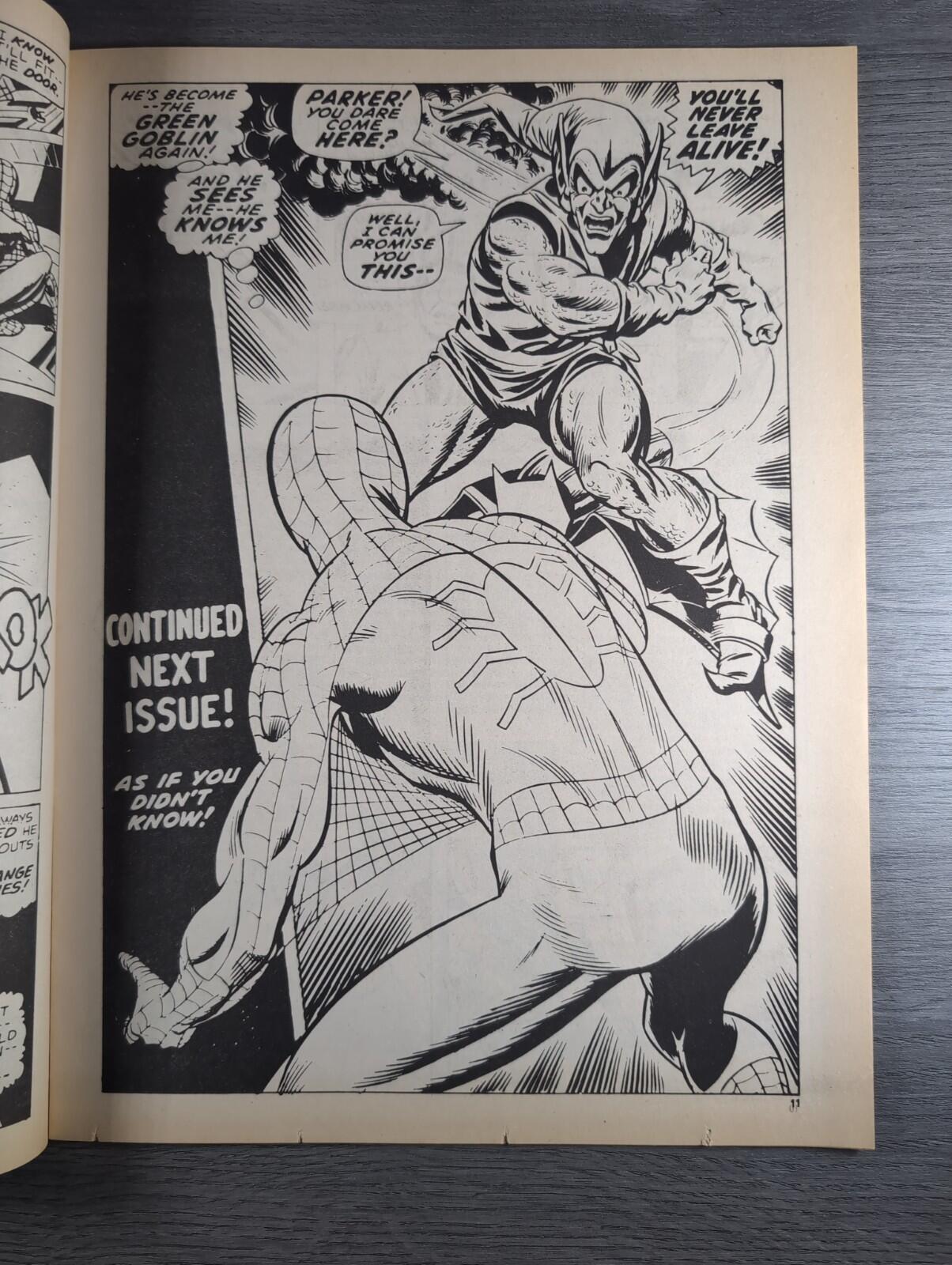 Spider-Man Comics Weekly No. 130 Marvel Comics UK 9th August 1975
