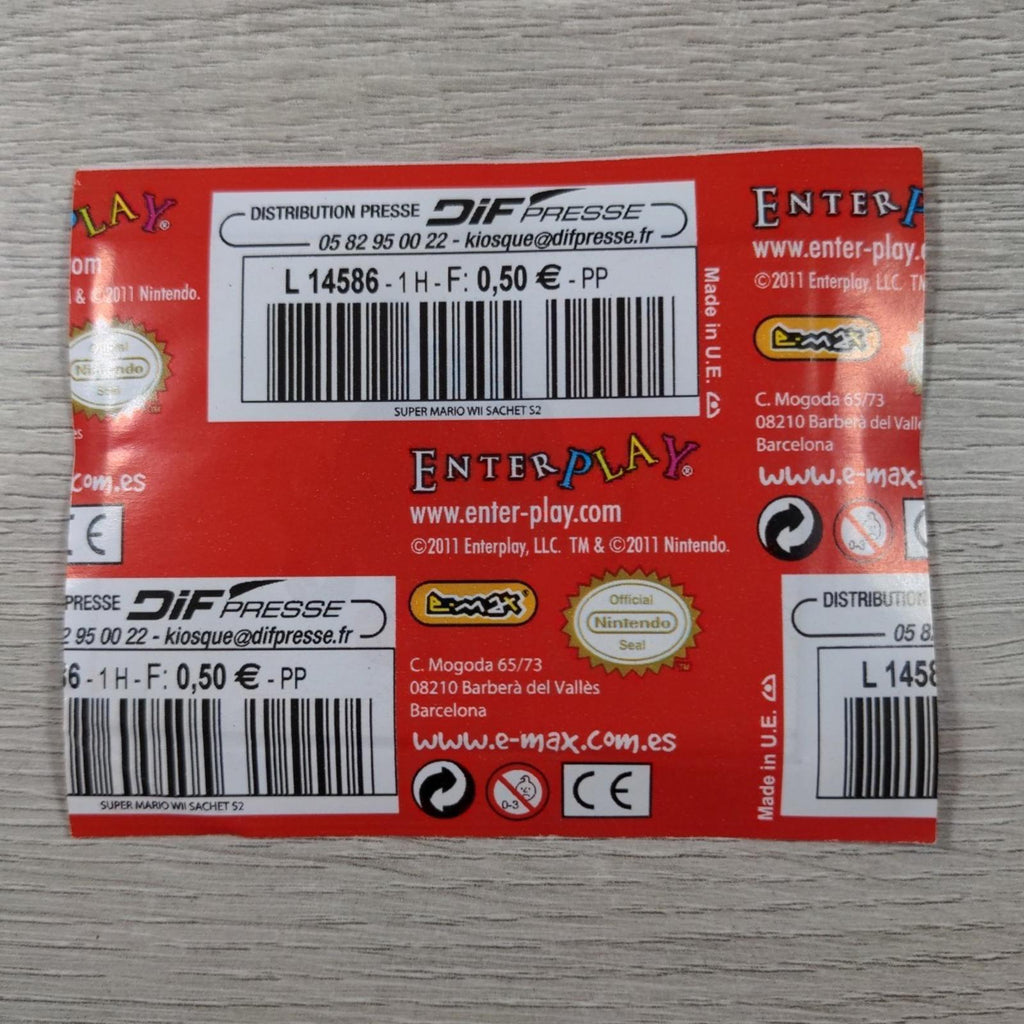 Super Mario Bros Wii 2011 Official Sticker Collection Factory Sealed Packs x 5