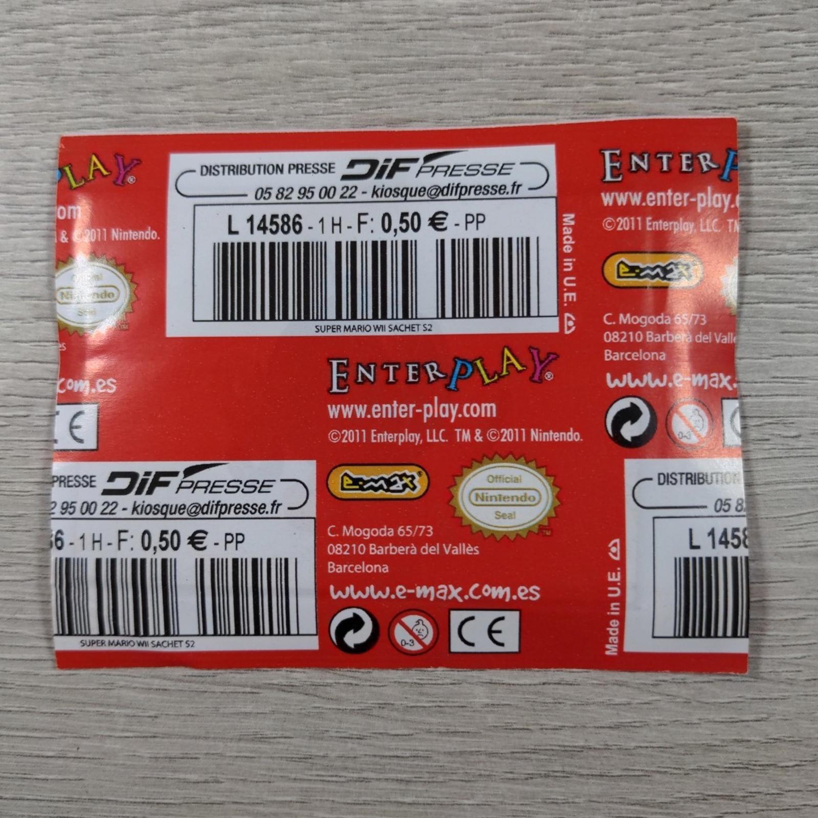 Super Mario Bros Wii 2011 Official Sticker Collection Factory Sealed Packs x 5