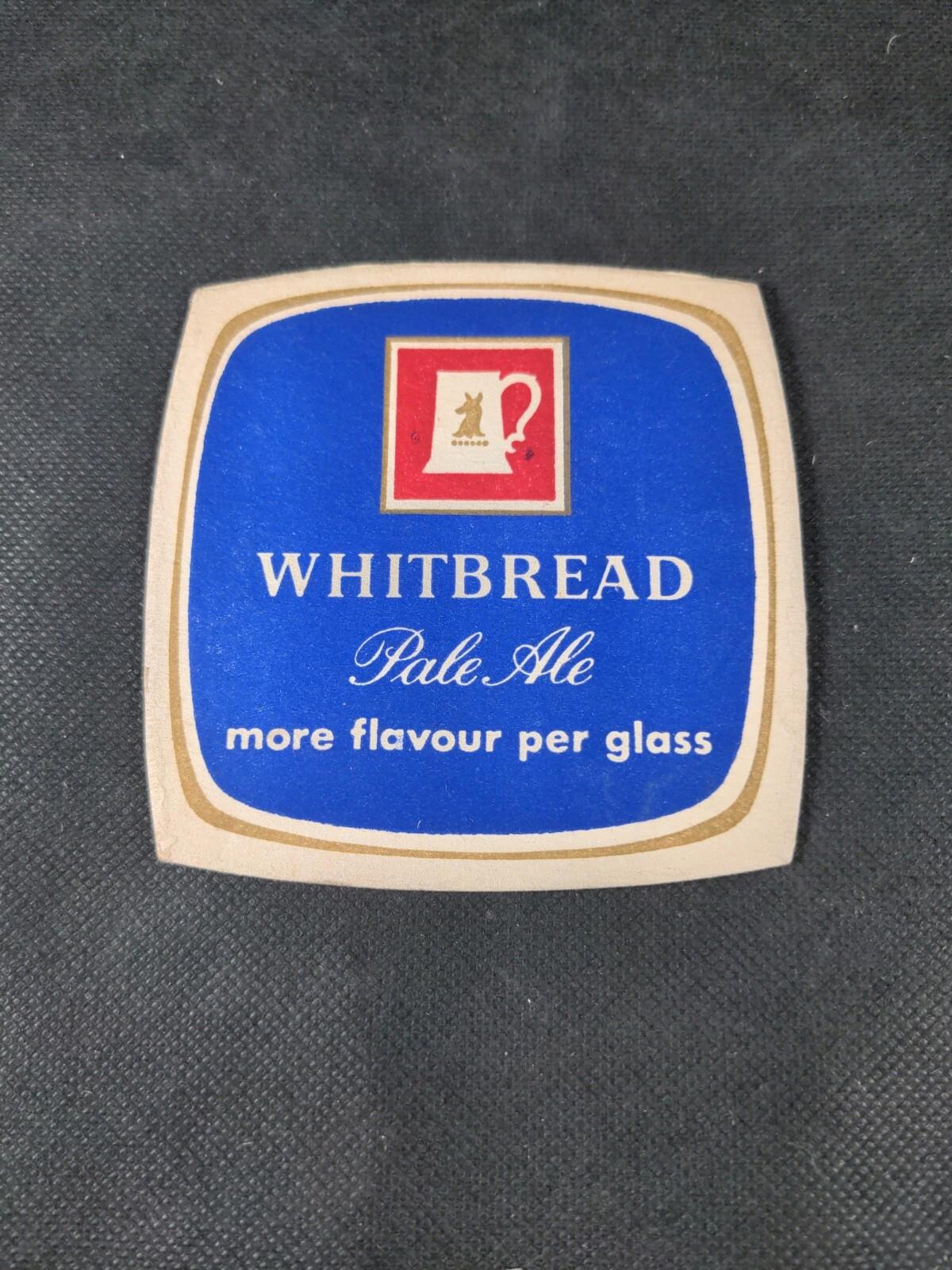 5 Vintage Beer Mats Whitbread Ale