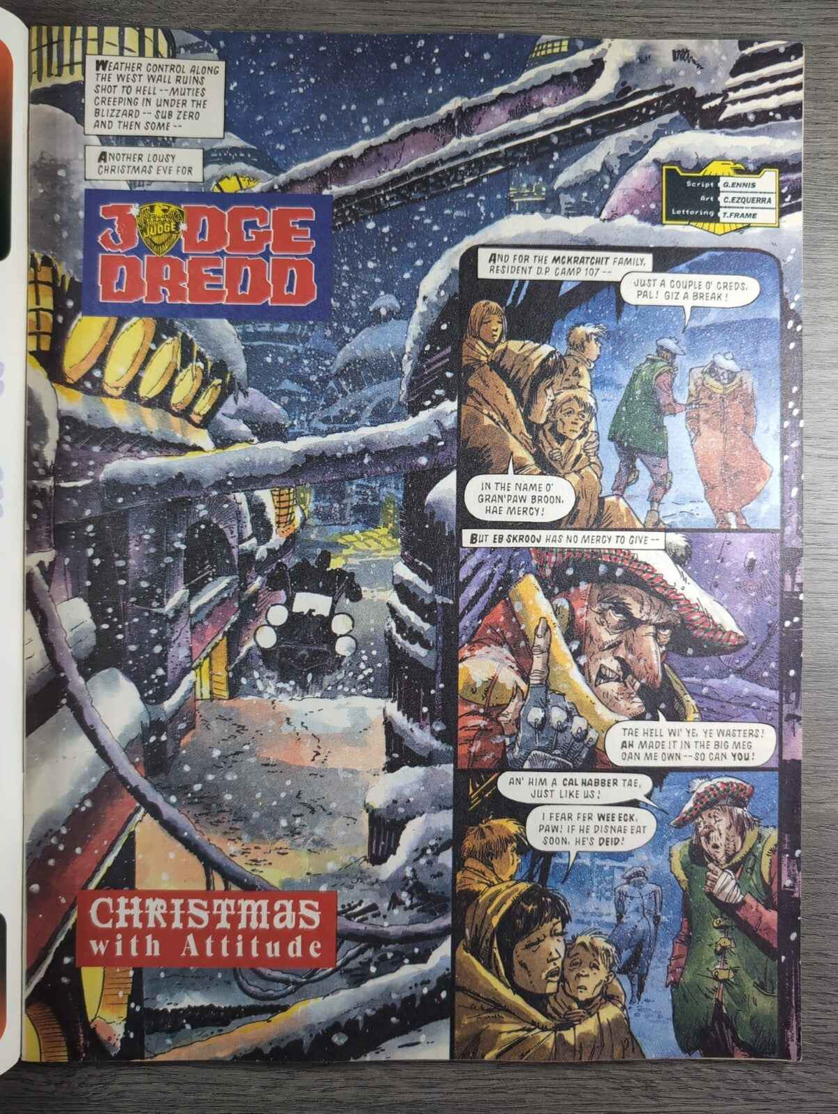2000AD Prog 815 Featuring Judge Dredd Comic 26th Dec 1992 Vintage Retro Comic