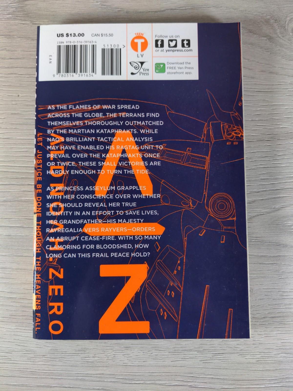 Aldnoah.Zero Season One, Vol. 2 by Pinakes Manga Paperback Book 2016 - Retrorama UK