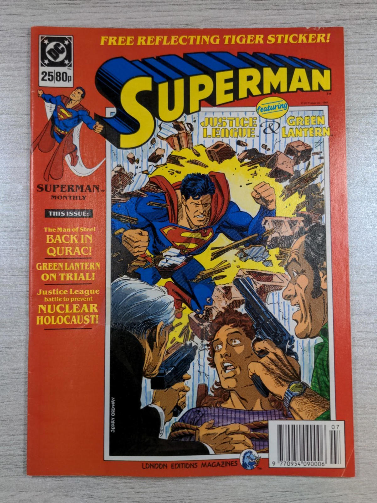 DC Comics Superman Issue No #25 1989 Vintage Comic - Retrorama UK