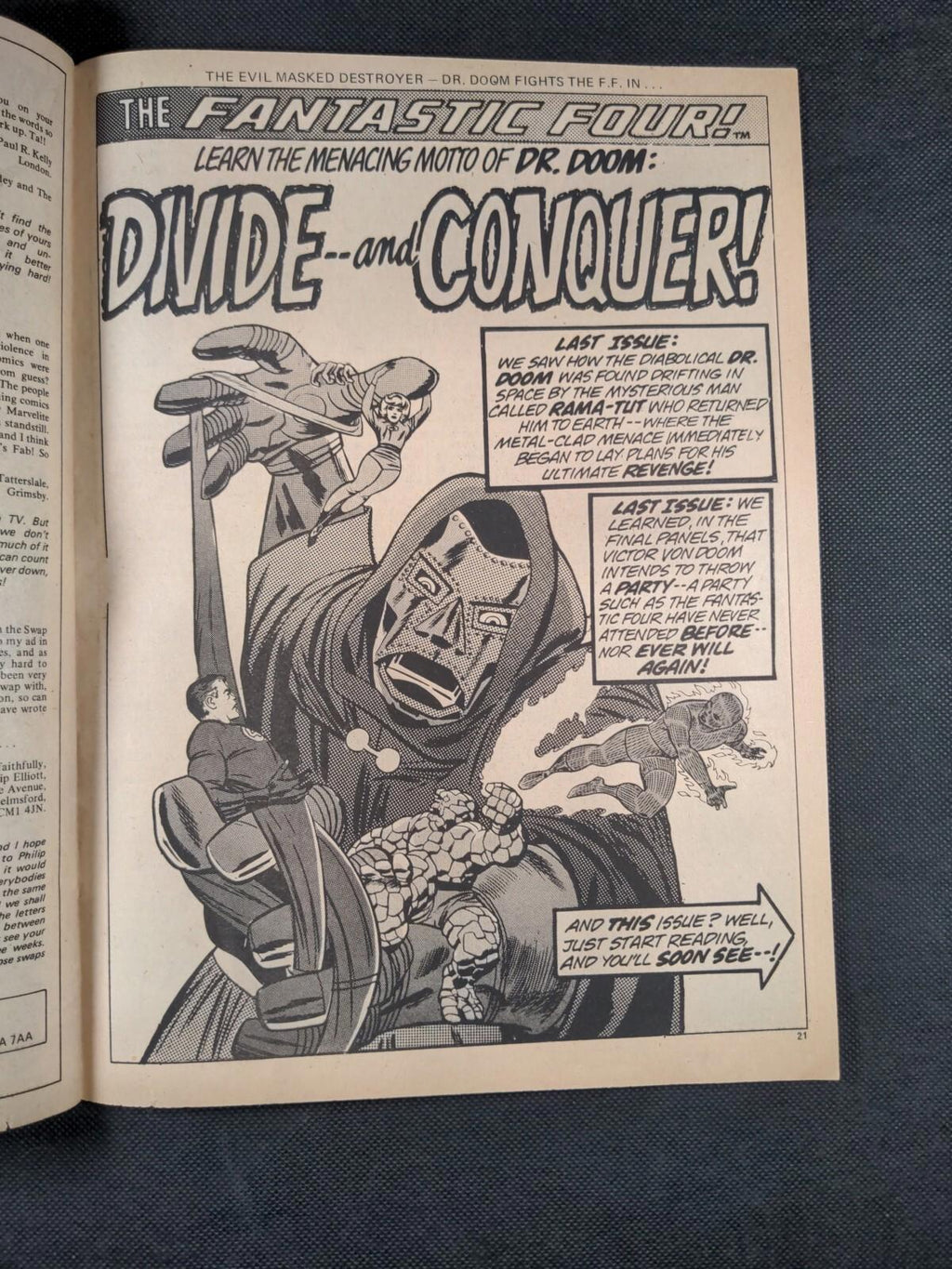 Mighty World of Marvel Issue No 65 December 1973 Vintage Marvel UK Comic - Retrorama UK