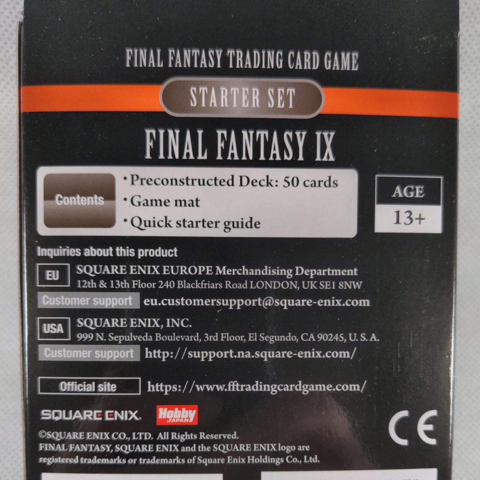 Final Fantasy IX Trading Card Game Starter Set English Square Enix - Retrorama UK