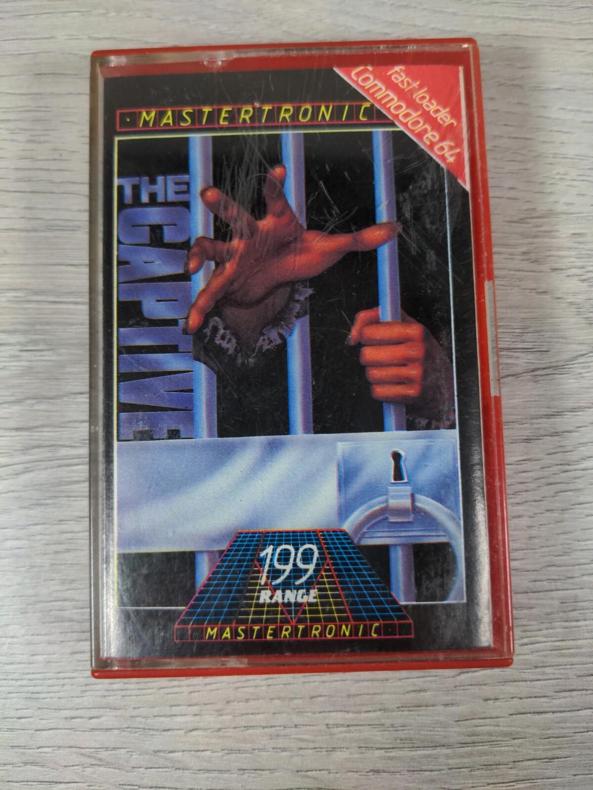 The Captive Commodore 64 C64 Video Game Cassette Tested & Working