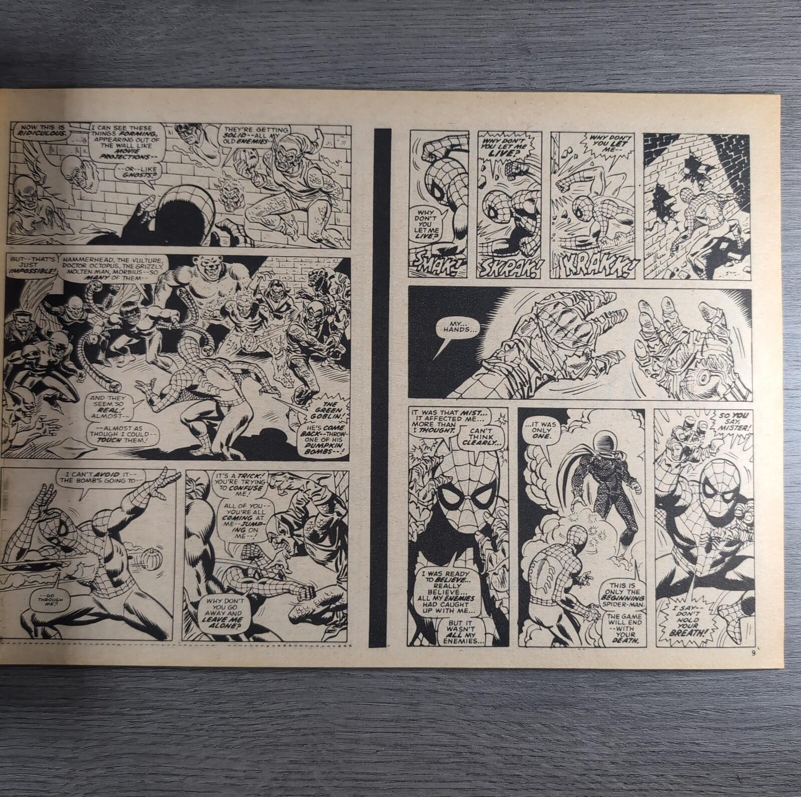 Super Spider-Man With The Super Heroes No. 190 Marvel Comics 29th September 1976