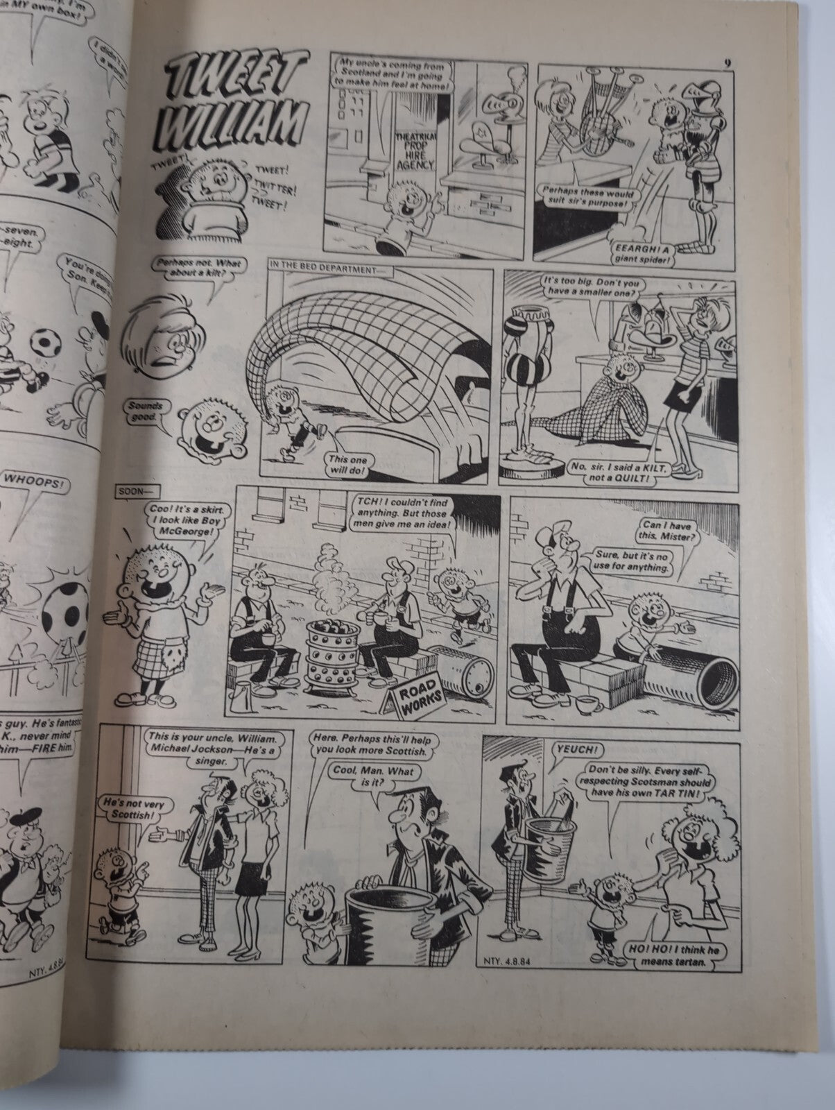 Nutty Comic Featuring Bananaman Issue No. 234 Aug 4th 1984 Vintage Retro Comic