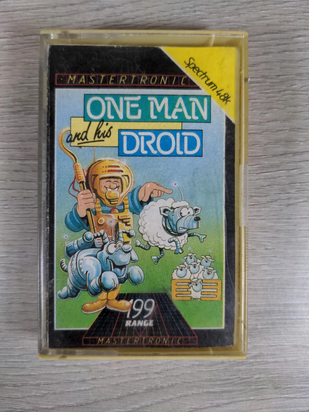 One Man And His Droid ZX Spectrum 48K Video Game Cassette Tested & Working - Retrorama UK