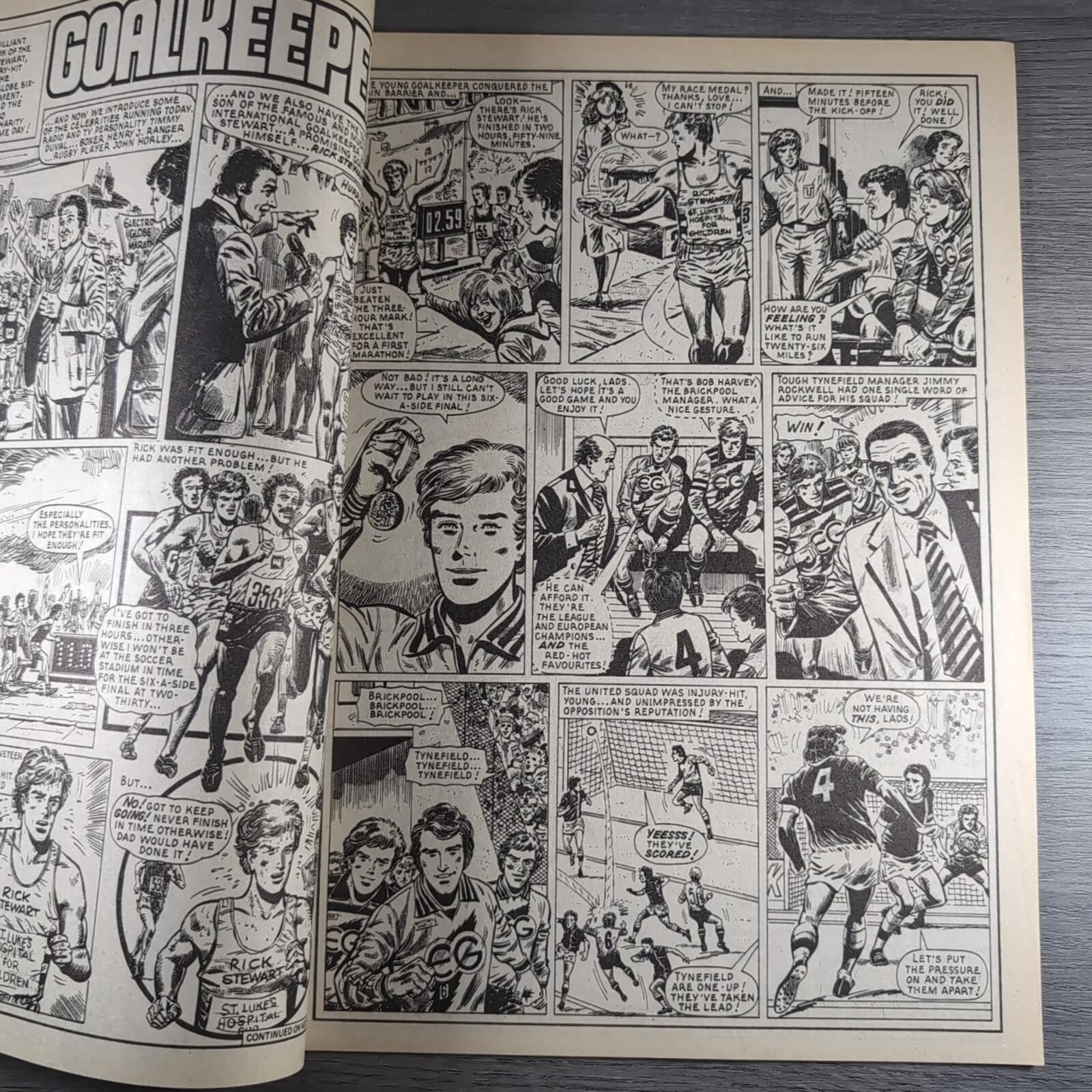 Roy of The Rovers 8th December 1984 Vintage Comic IPC Magazines