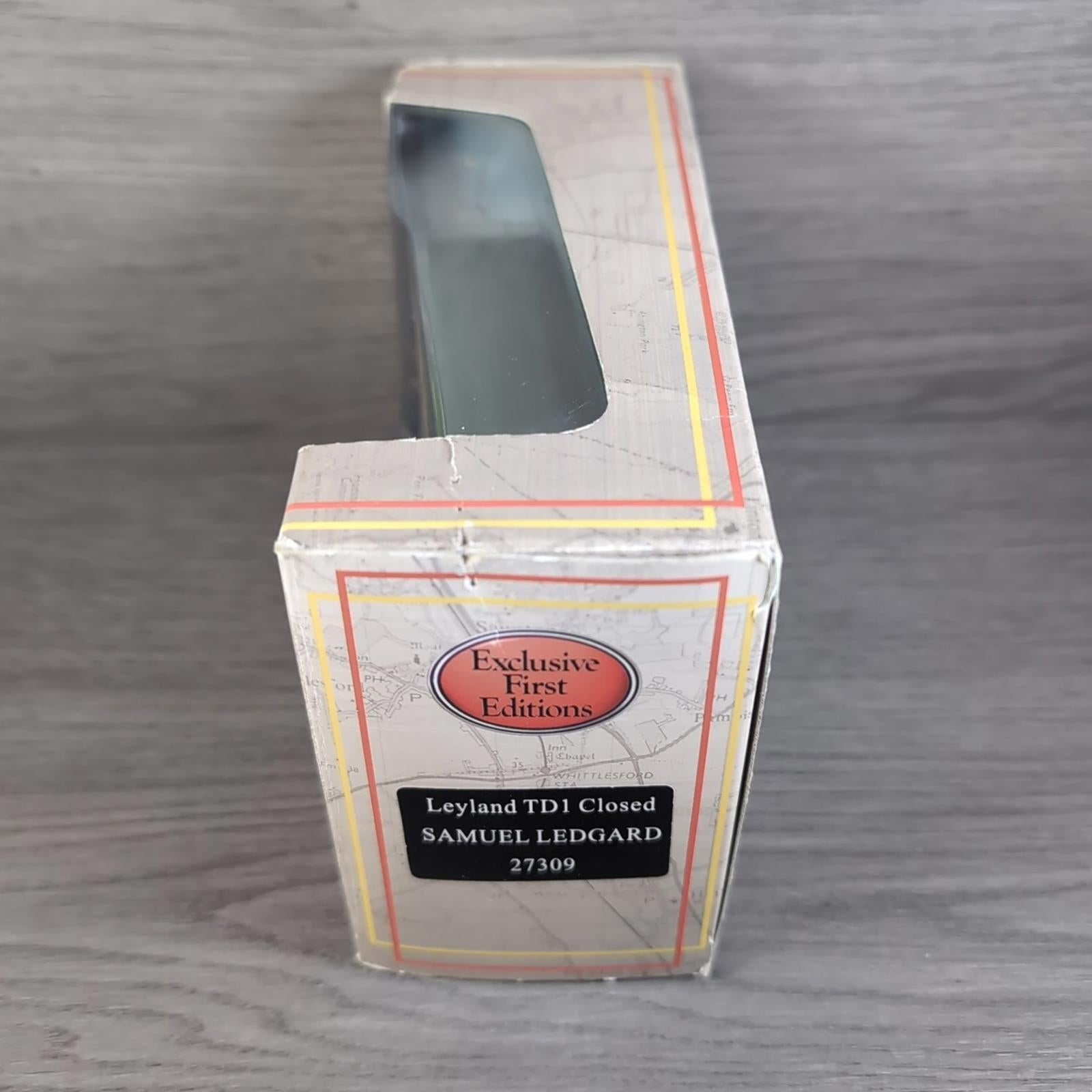 Exclusive First Editions EFE 27309 Leyland TD1 Closed Diecast Model 1:76 Scale