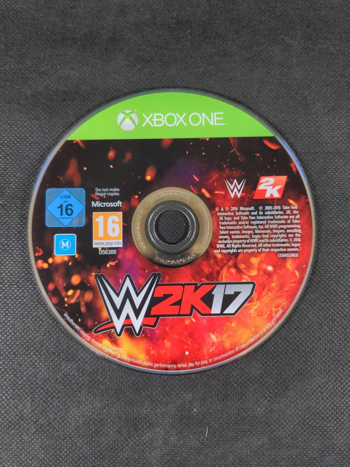 WWE 2K17 For Xbox One Game Very Good Condition Disc Tested & Working