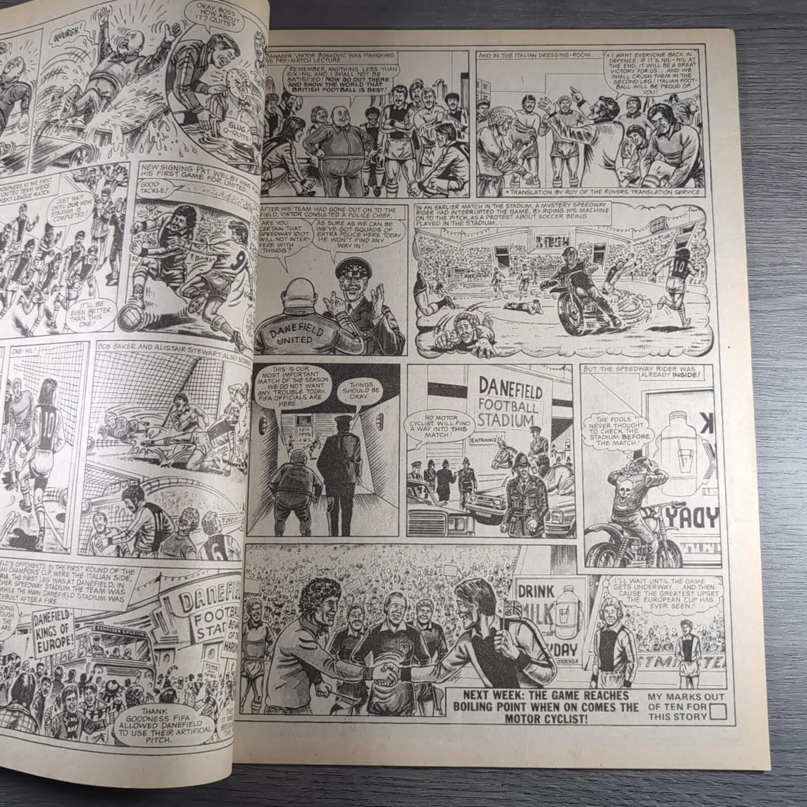 Roy of The Rovers 8th December 1984 Vintage Comic IPC Magazines