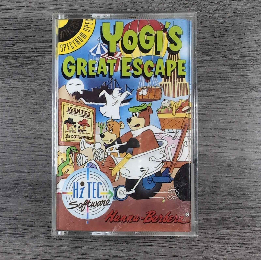 Yogis Great Escape ZX Spectrum 48/128K Game Tested & Working Vintage Video Game