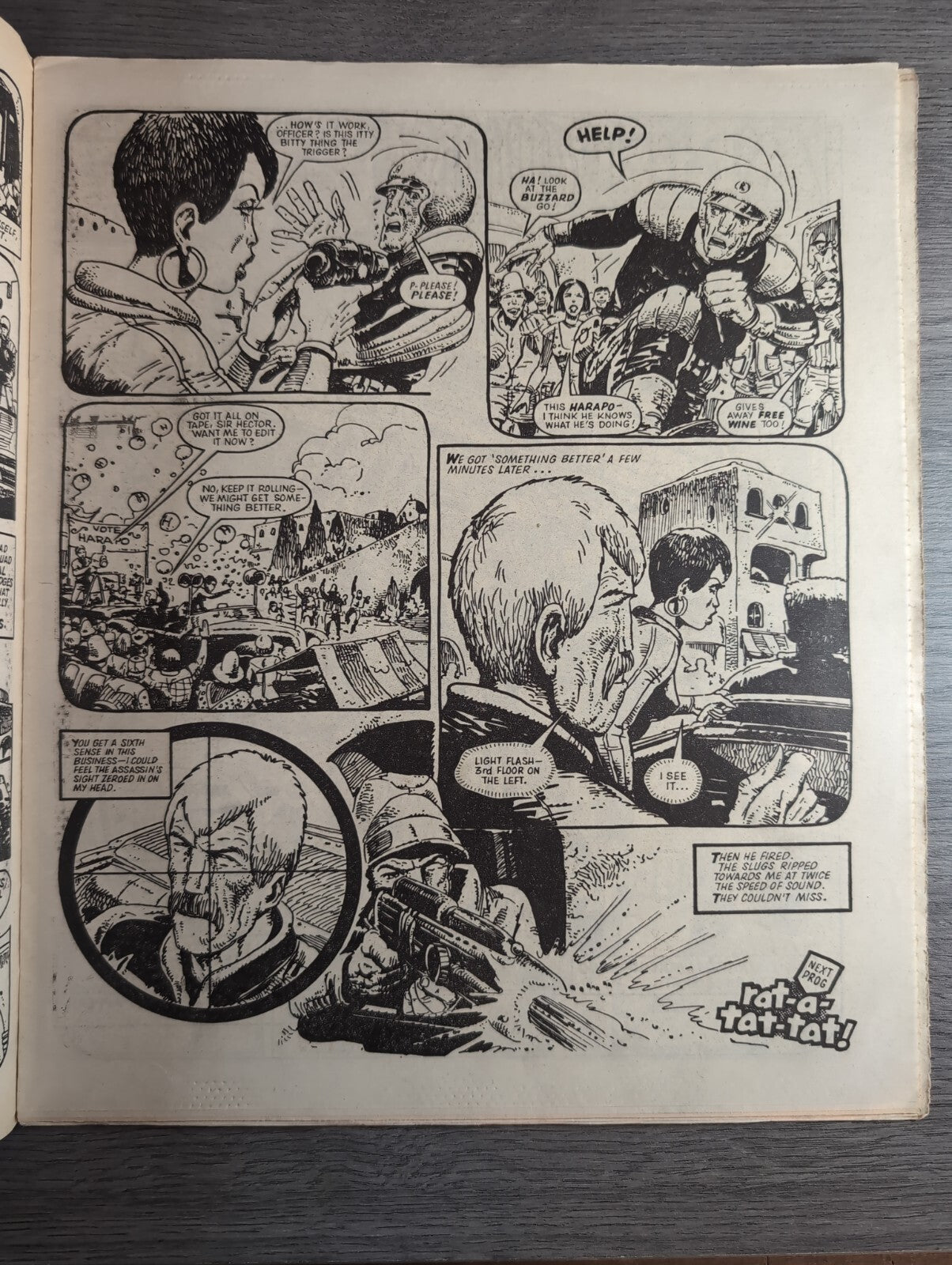 2000AD Prog 400 Featuring Judge Dread Comic 12th Jan 1985 Vintage Retro Comic
