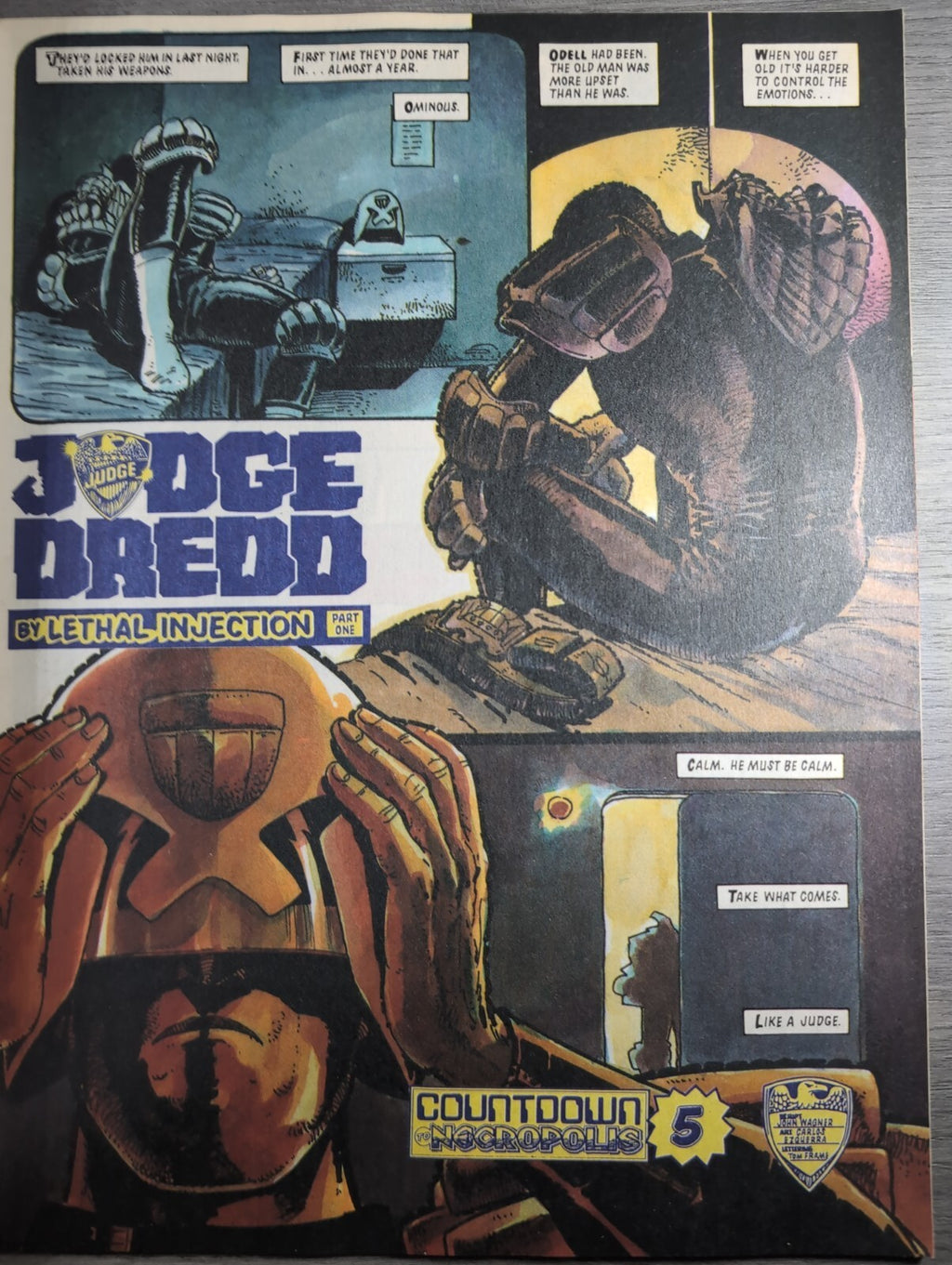 2000AD Prog 669 Featuring Judge Dread Comic 10th March 1990 Vintage Retro Comic - Retrorama UK