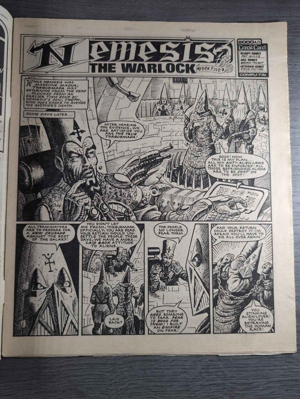 2000AD Prog 436 Featuring Judge Dread Comic 21st Sept 1985 Vintage Retro Comic