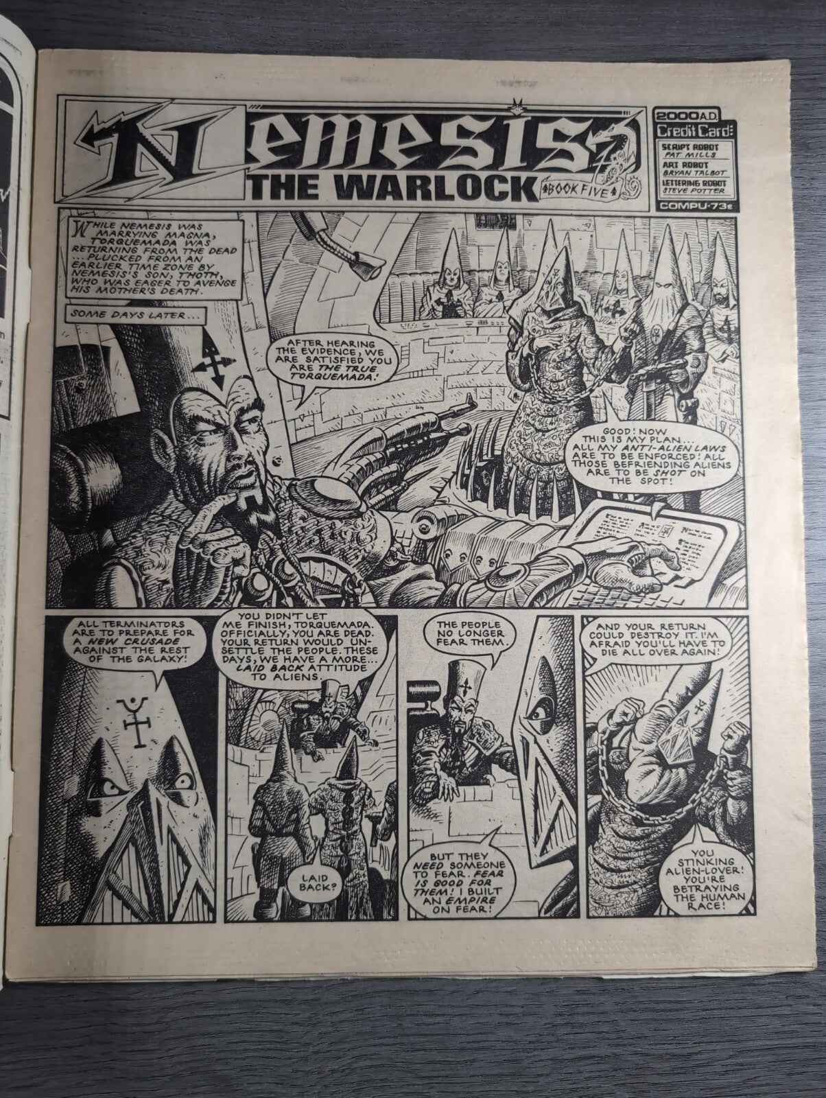 2000AD Prog 436 Featuring Judge Dread Comic 21st Sept 1985 Vintage Retro Comic