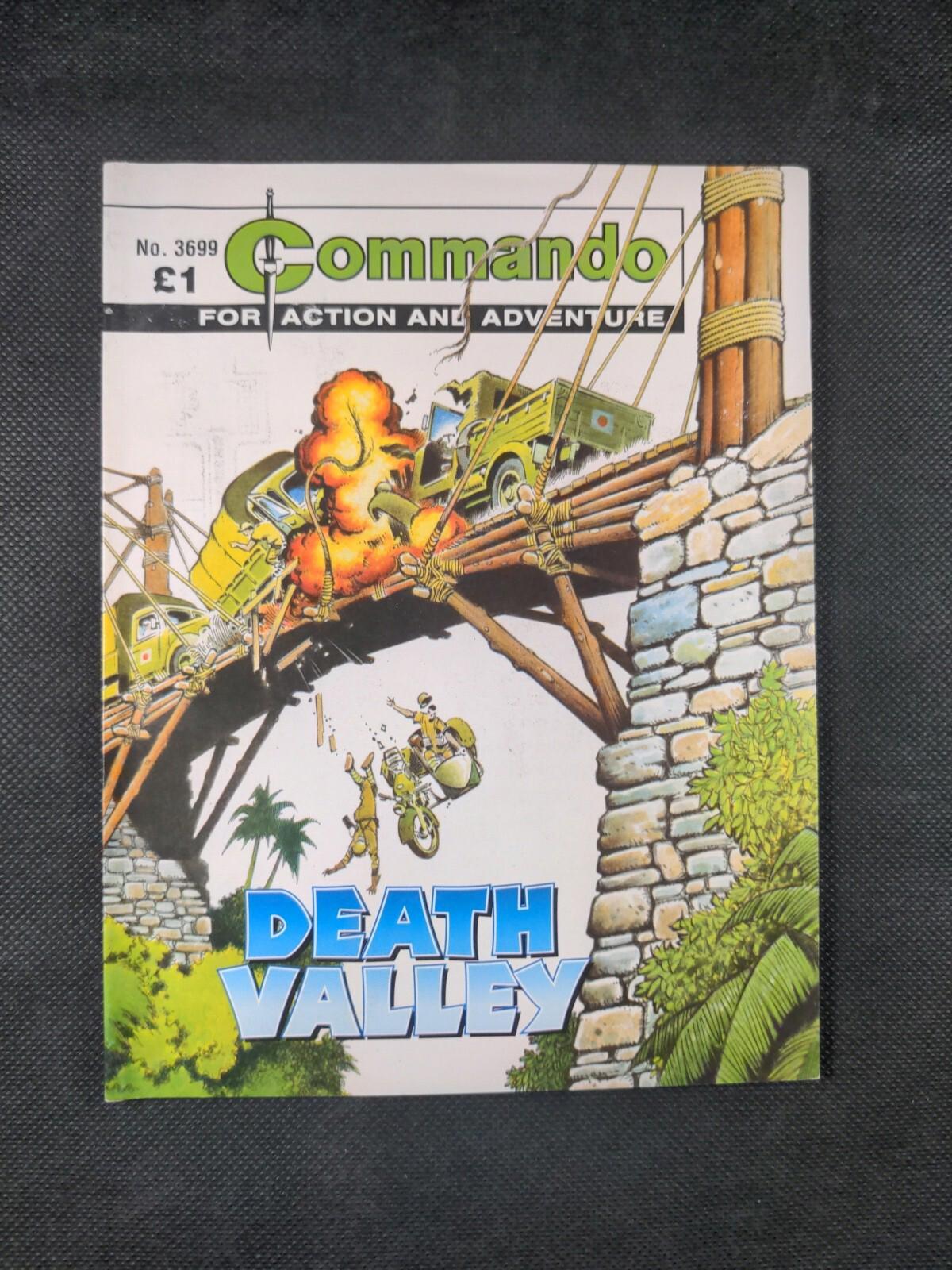 Commando Comic Issue Number 3699 Death Valley - Vintage Comic - Retrorama UK