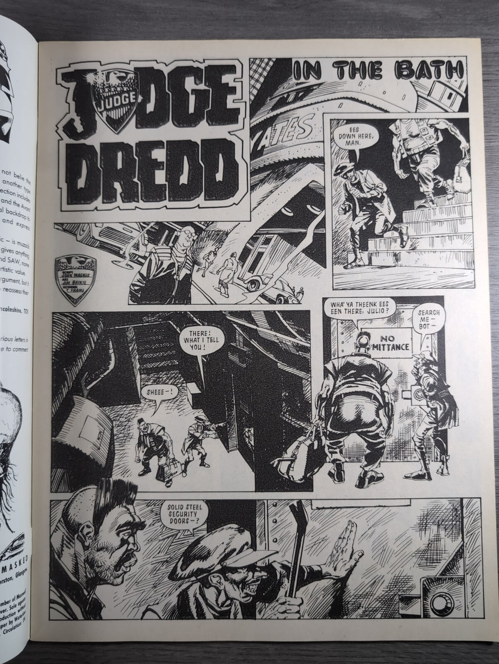 2000AD Prog 626 Featuring Judge Dread Comic 13th May 1989 Vintage Retro Comic