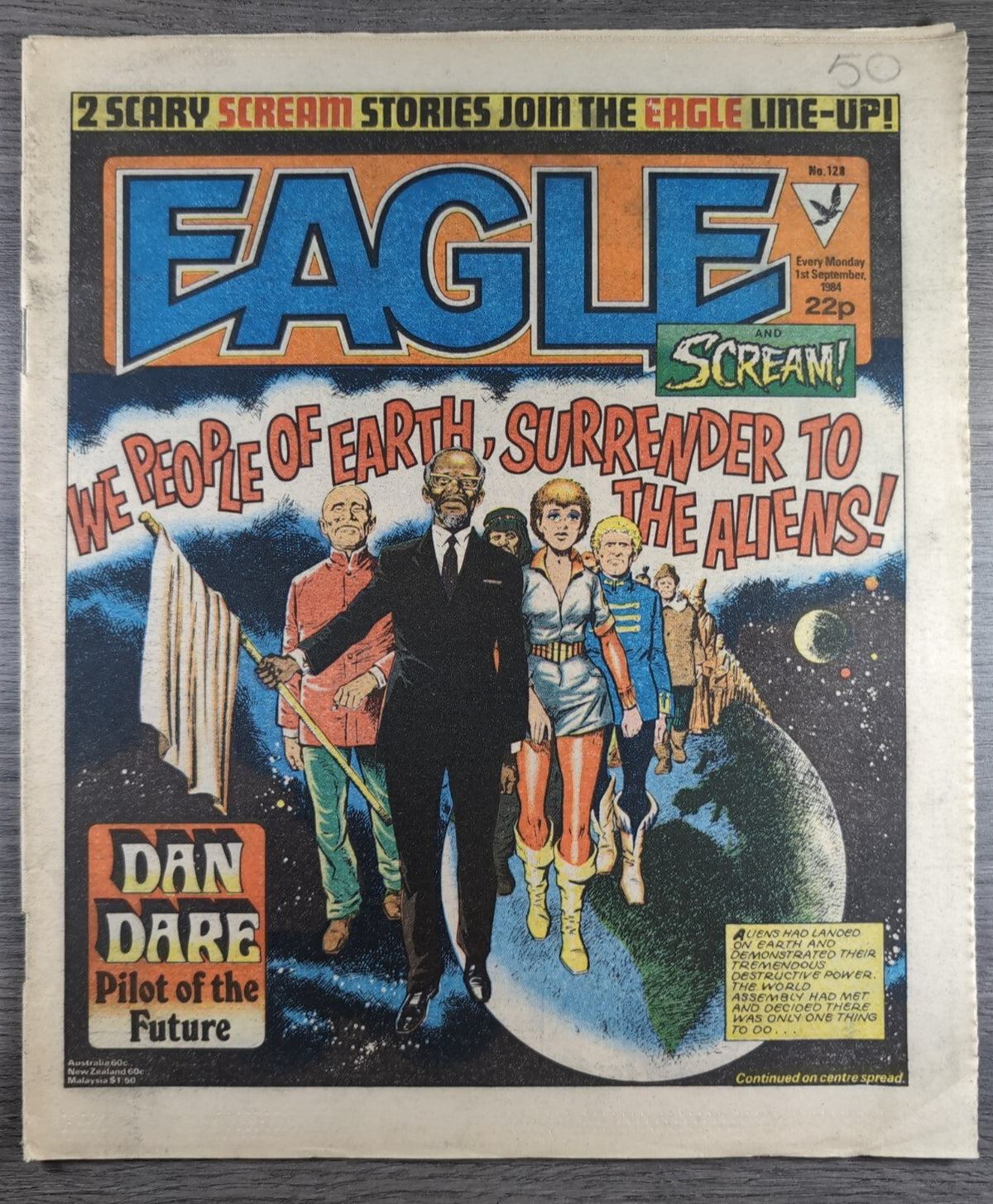 Eagle Comic Issue No. 128 1st September 1984 Vintage Retro UK Comic