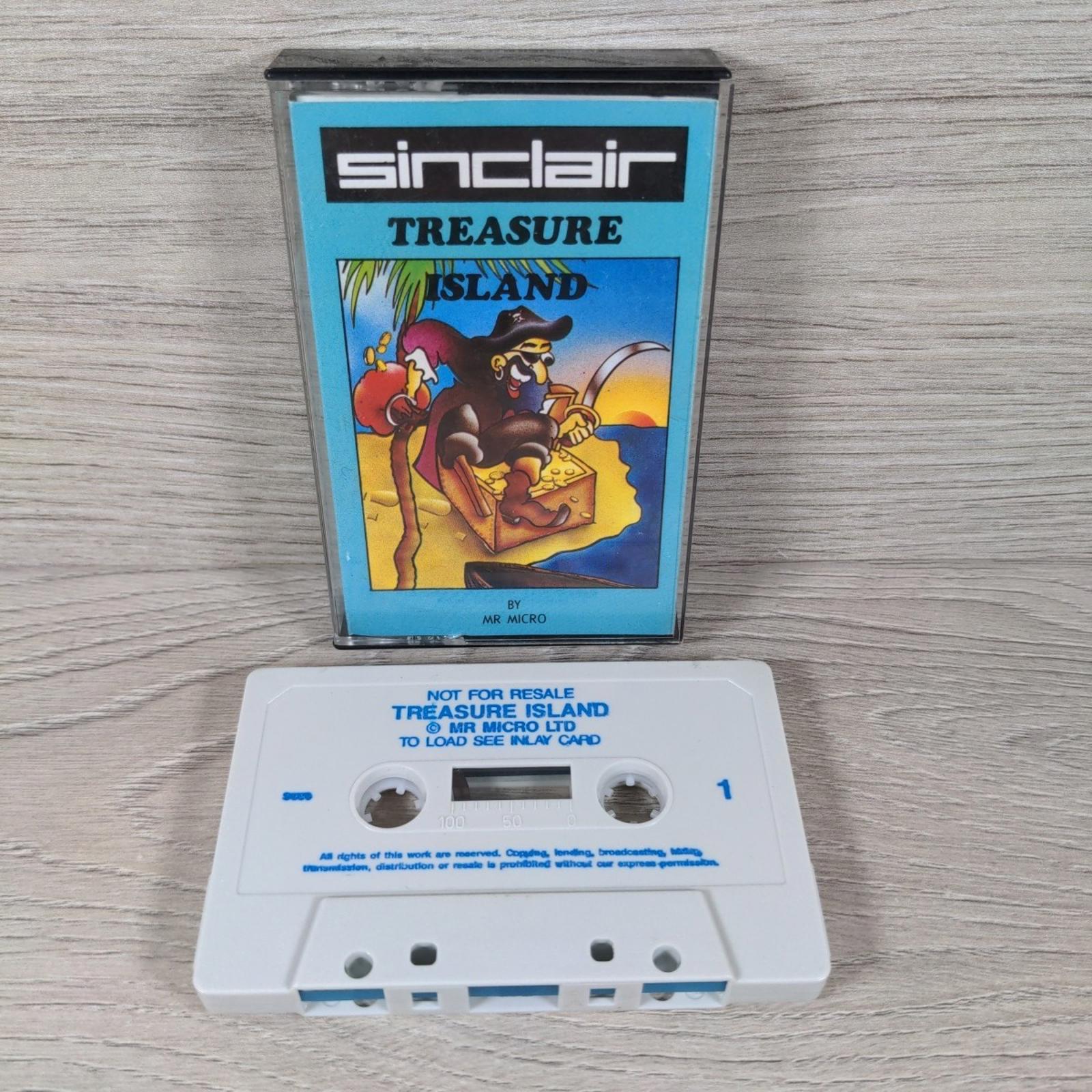 Treasure Island ZX Spectrum Game Cassette Tested & Working