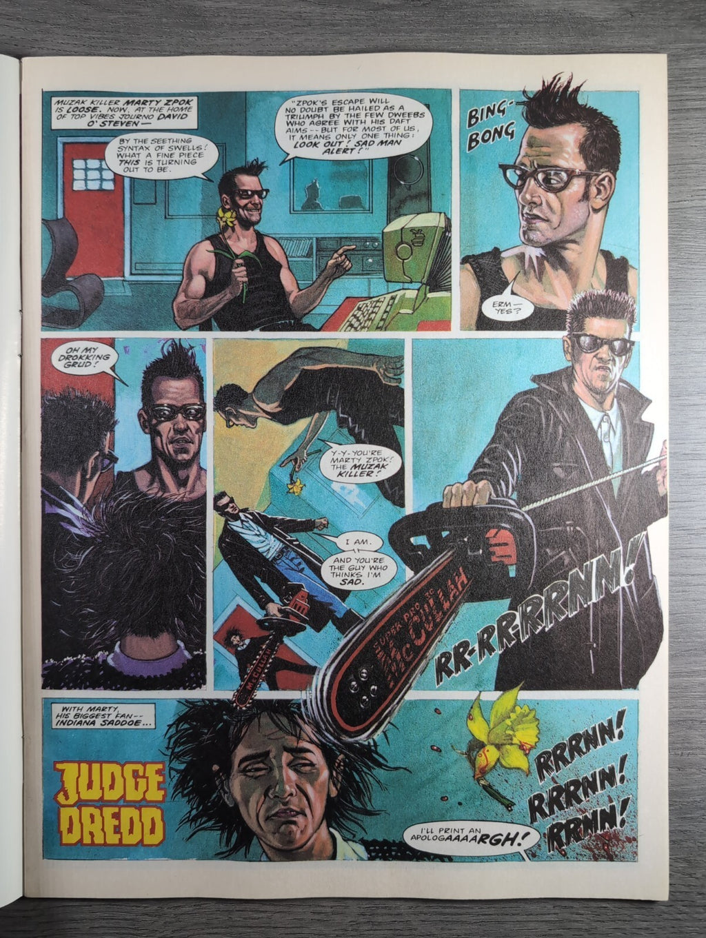 2000AD Prog 838 Featuring Judge Dredd Comic 5th June 1993 Vintage Retro Comic