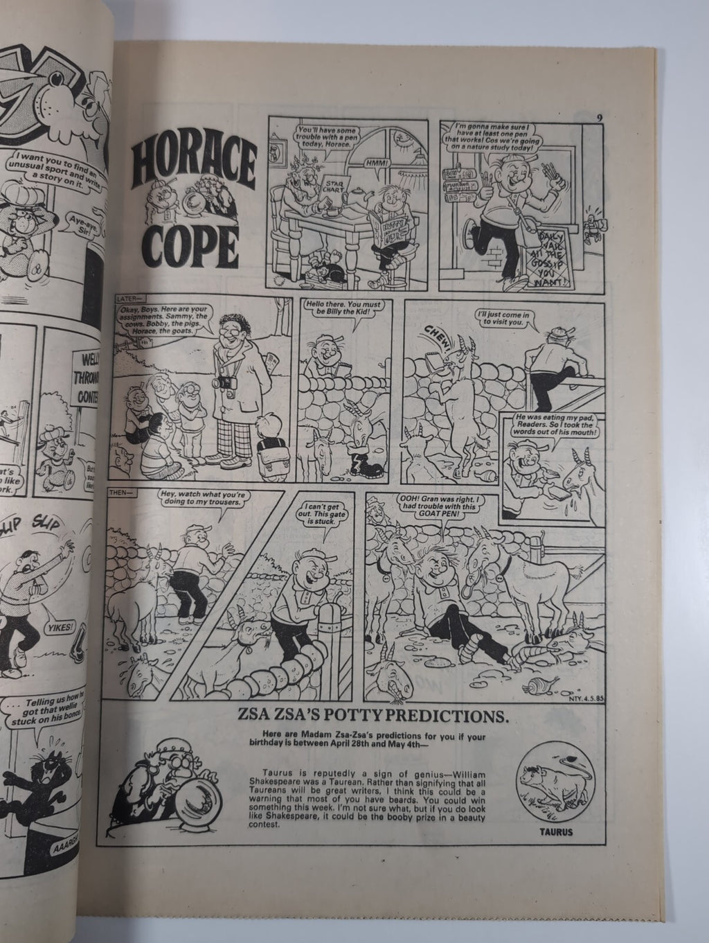 Nutty Comic Featuring Bananaman Issue No. 273 May 4th 1985 Vintage Retro Comic