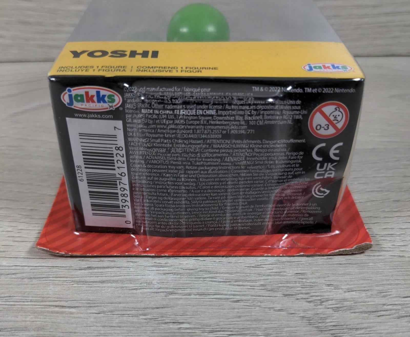 Super Mario Yoshi 7cm Action Figure Jakks Pacific - Factory Sealed Pack