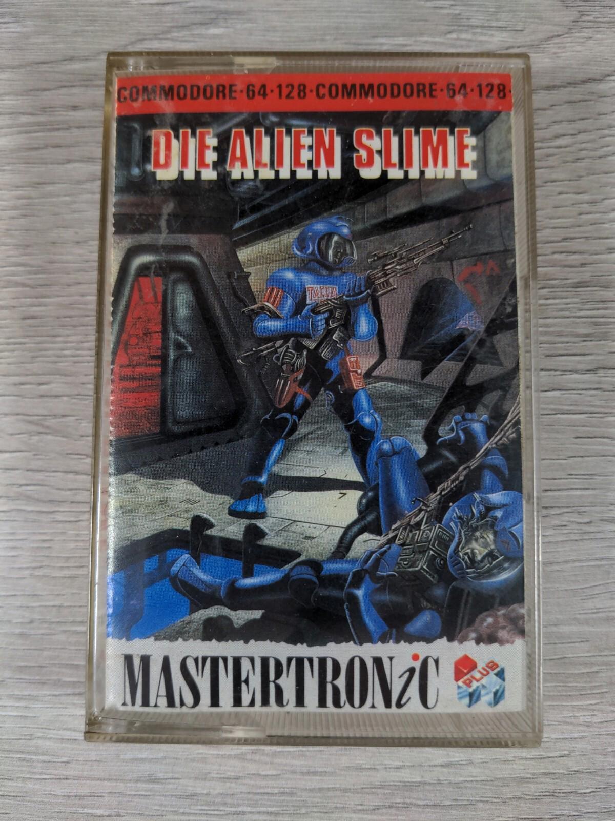 Die Alien Slime Commodore 64 C64 Game Cassette Tested & Working