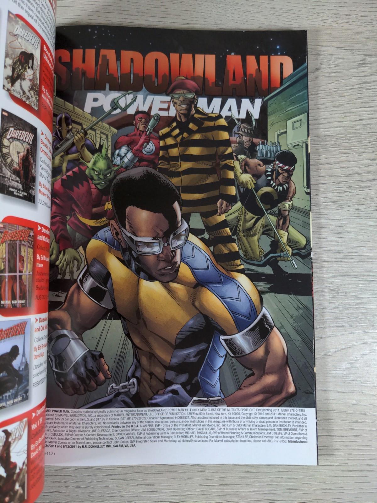 Shadowland: Power Man by Fred Van Lente Marvel Paperback Comic Book 2011 - Retrorama UK