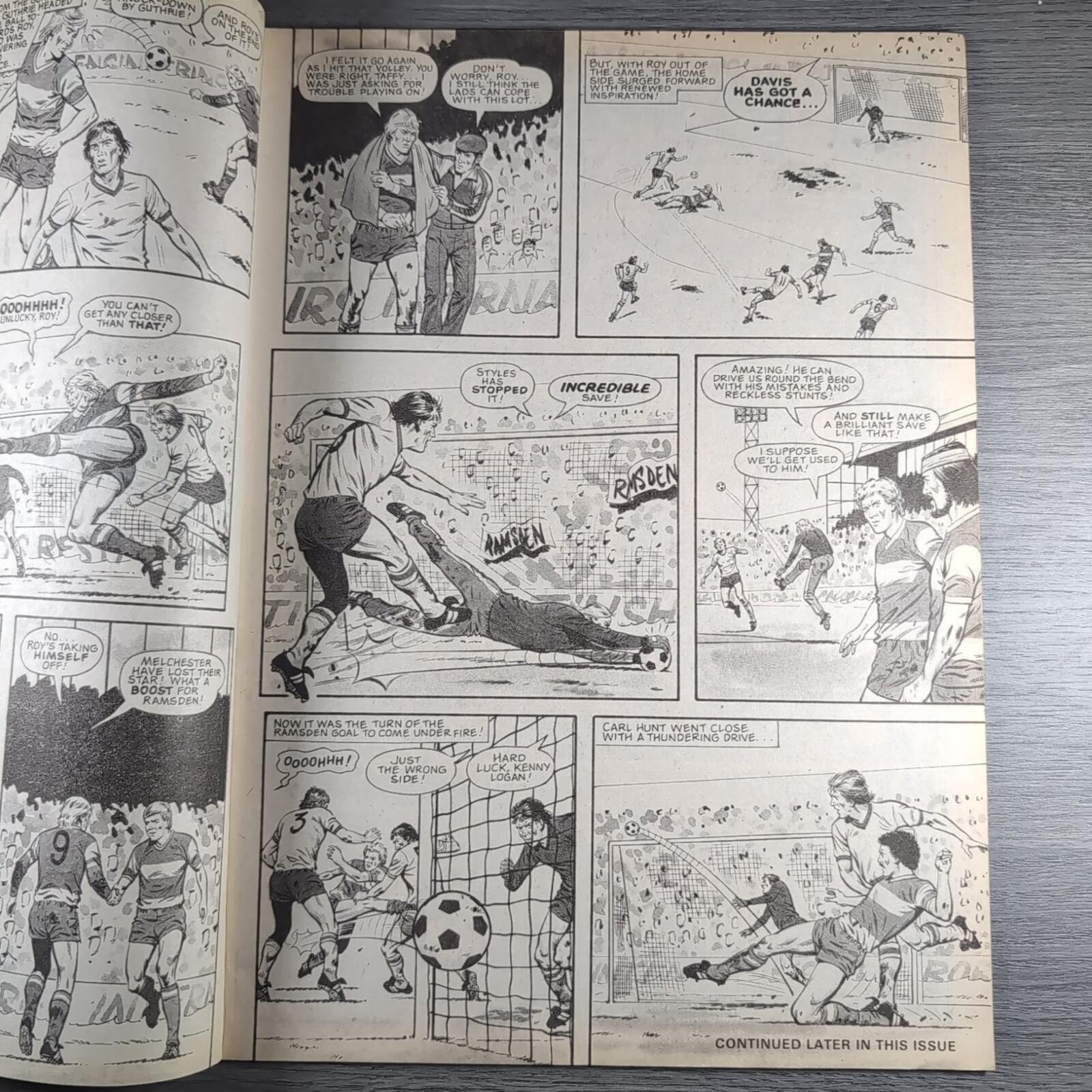 Roy of The Rovers 26th January 1985 Vintage Comic IPC Magazines