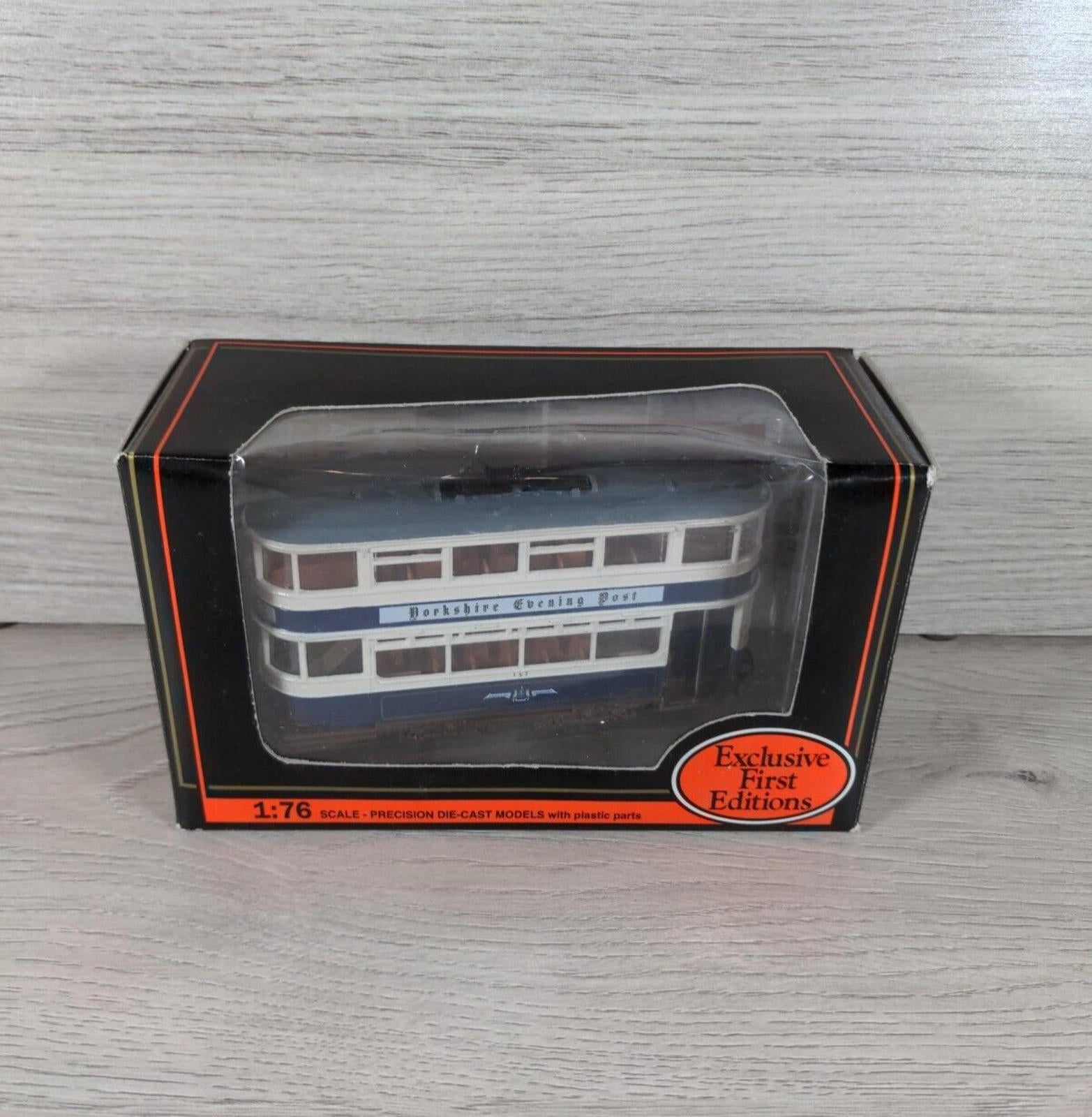 Exclusive First Editions Leeds Tramcar Evening Post 14303 1:76 Diecast Model