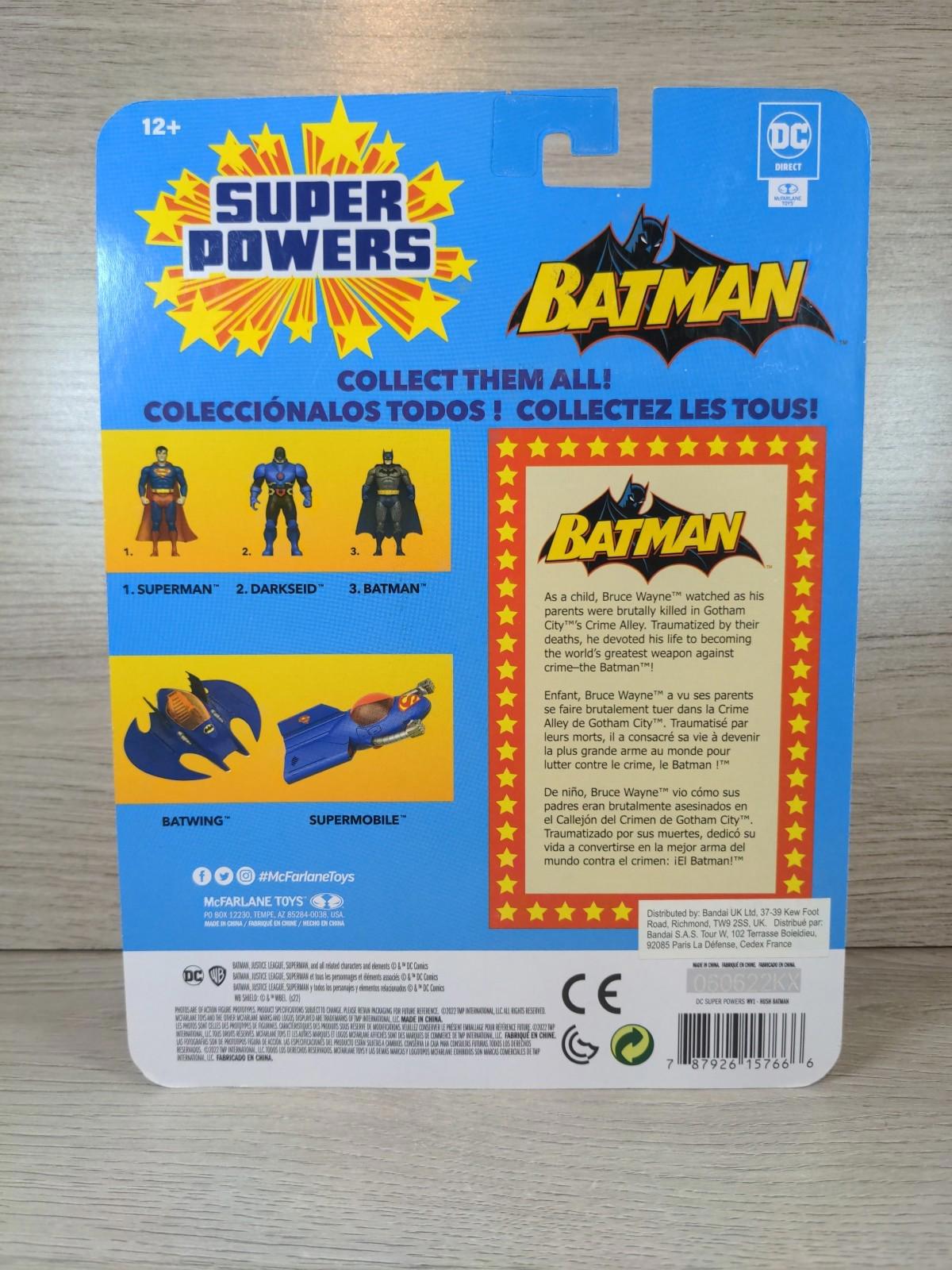 Batman DC Direct Mcfarlane Toys Super Powers Model Figure