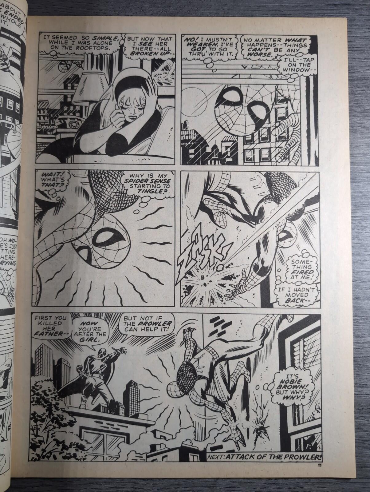 Spider-Man Comics Weekly No 123 Marvel Comics UK 21st June 1975 Vintage Comic
