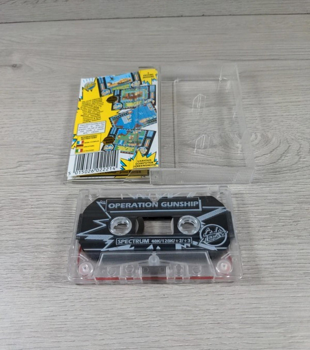 ZX Spectrum 48/128K Operation Gunship Video Game Cassette Tested & Working