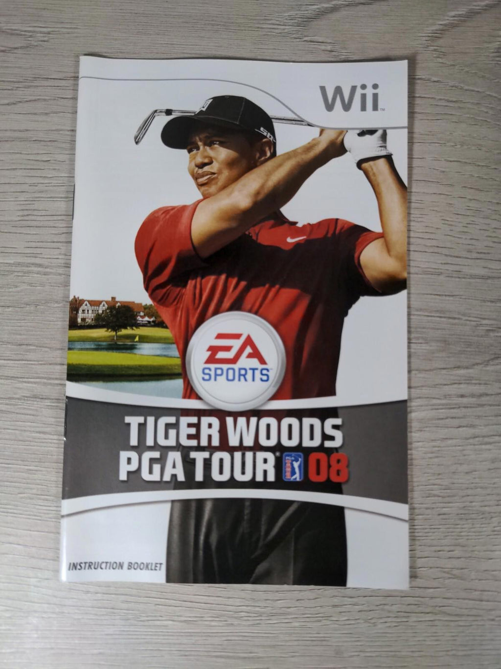 Tiger Woods PGA Tour 08 Nintendo Wii Game & Manual Tested & Working