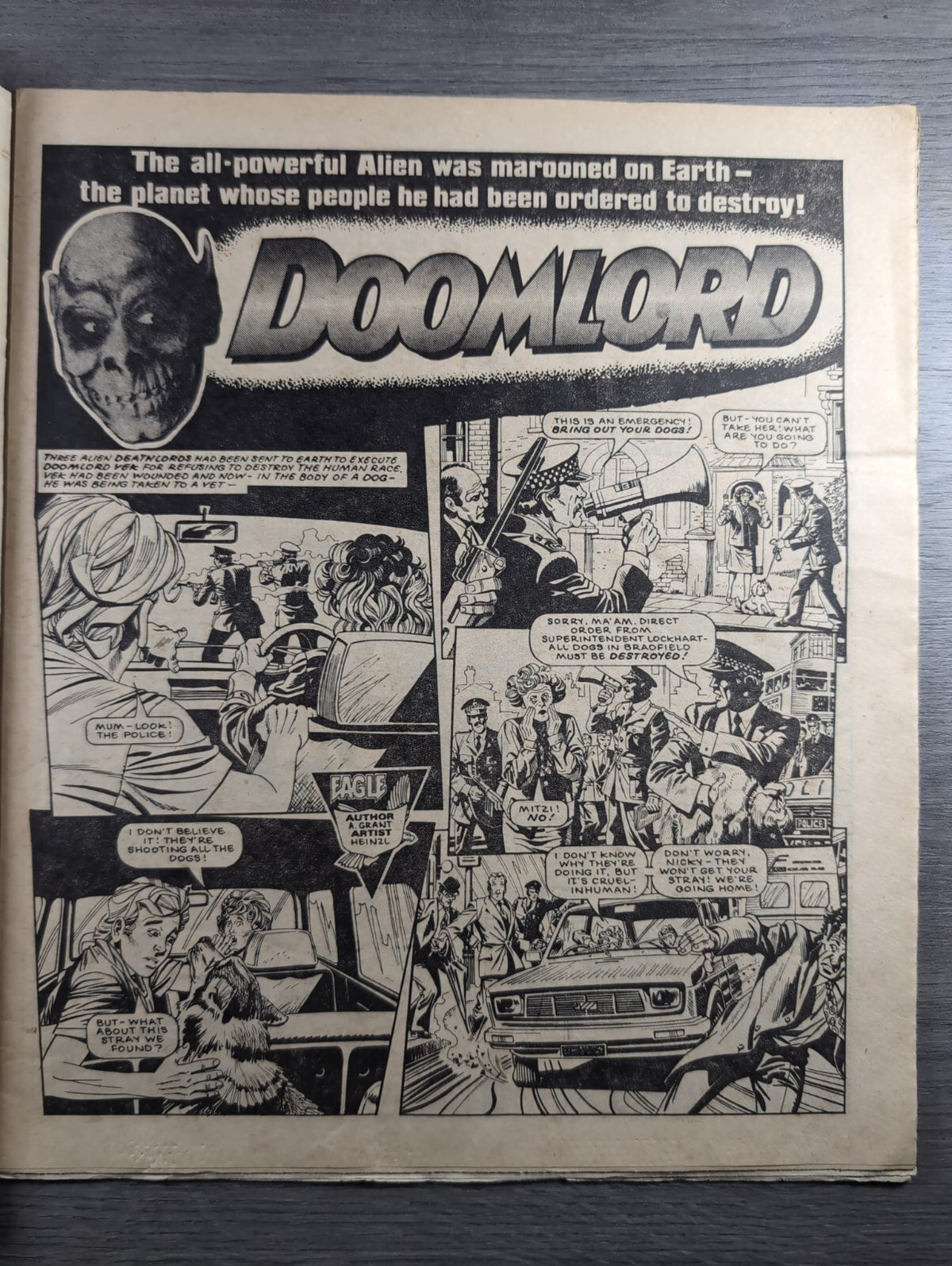 Eagle Comic 19th November 1983 Vintage Retro UK Comic