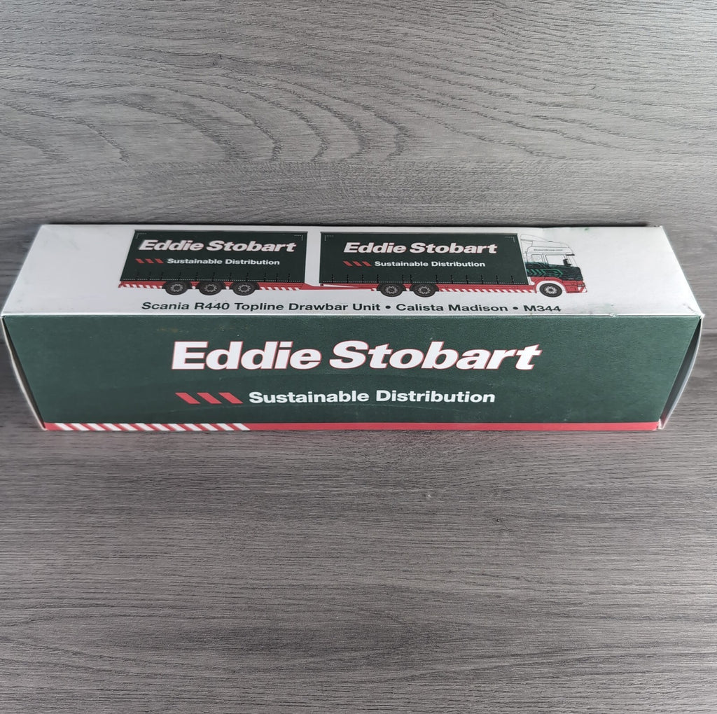Atlas Editions Eddie Stobart Scania R440 Topline Drawbar Calista Madison M344